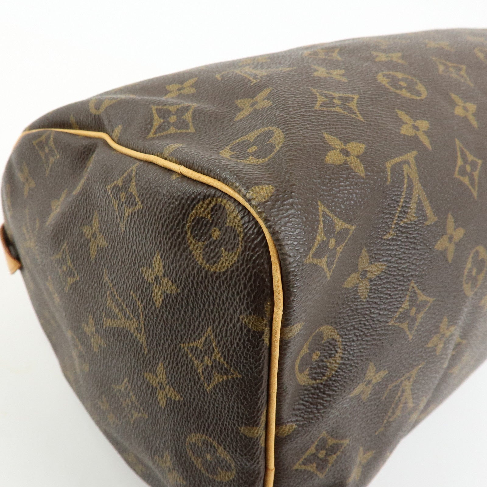 Louis Vuitton Monogram Speedy 35 Boston Bag Hand Bag Brown M41524