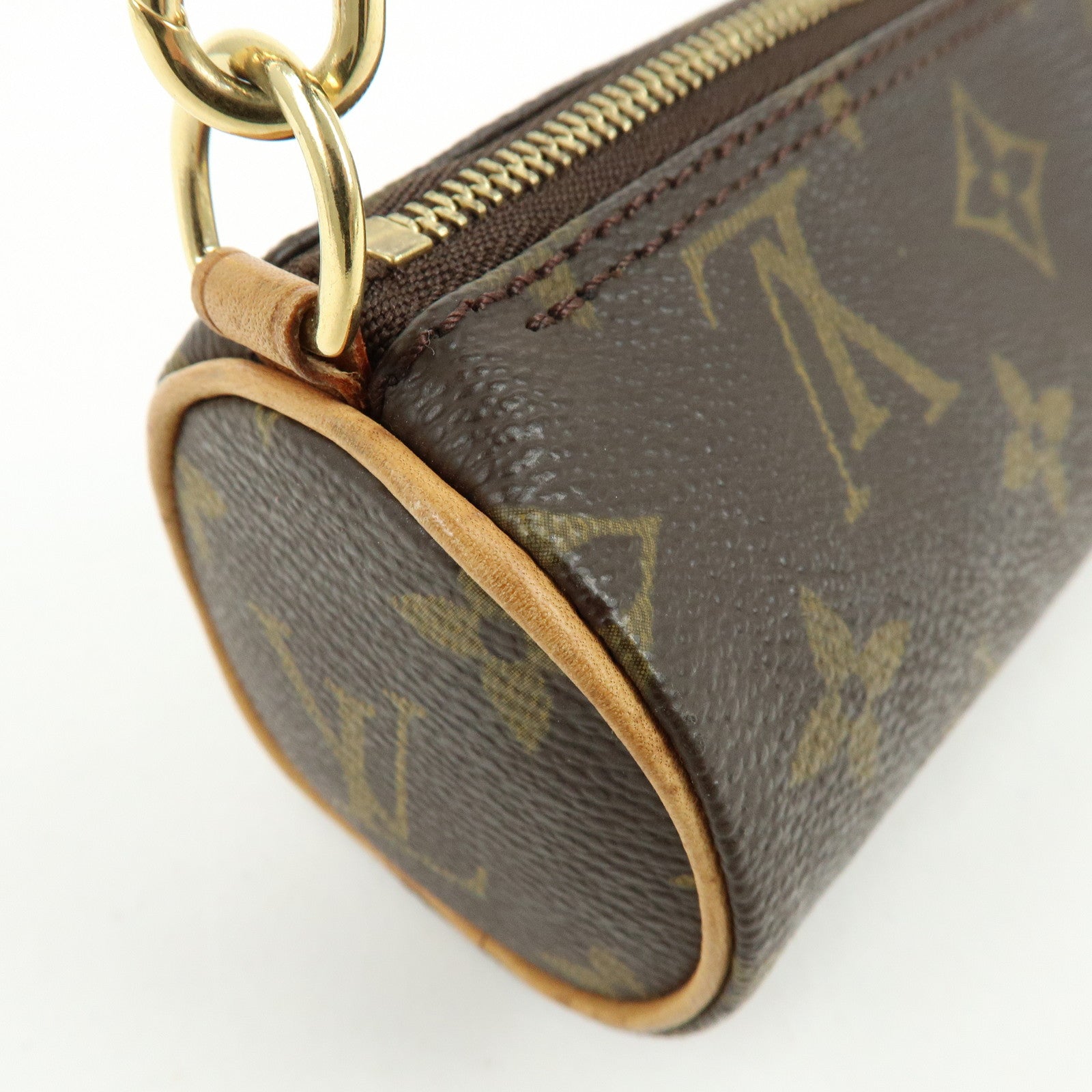 Louis Vuitton Monogram Mini Pouch for Papillon Bag Brown