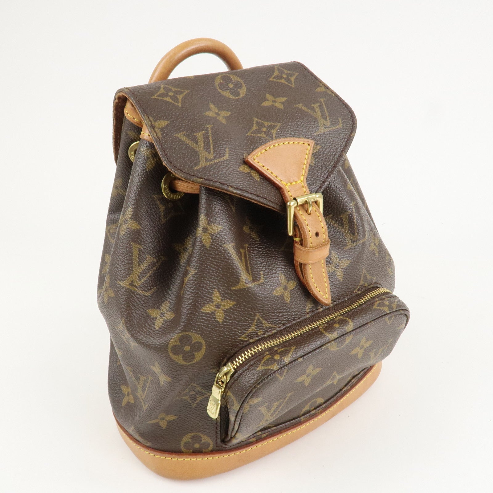 Louis Vuitton Monogram Mini Montsouris Backpack Brown M51137 Used