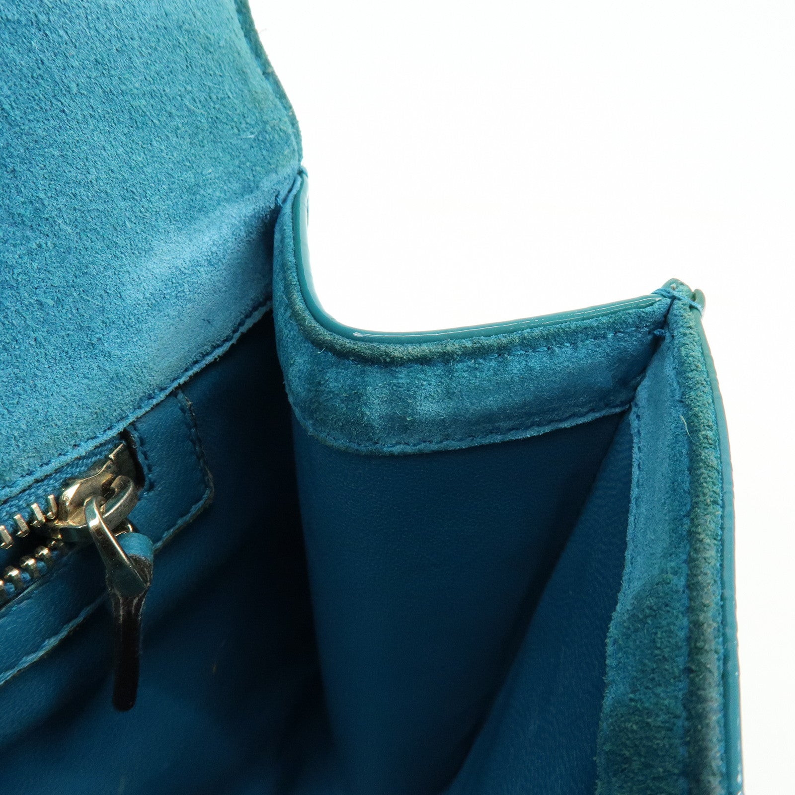 GUCCI Microguccissima Leather Hand Bag Clutch Bag Blue 339249