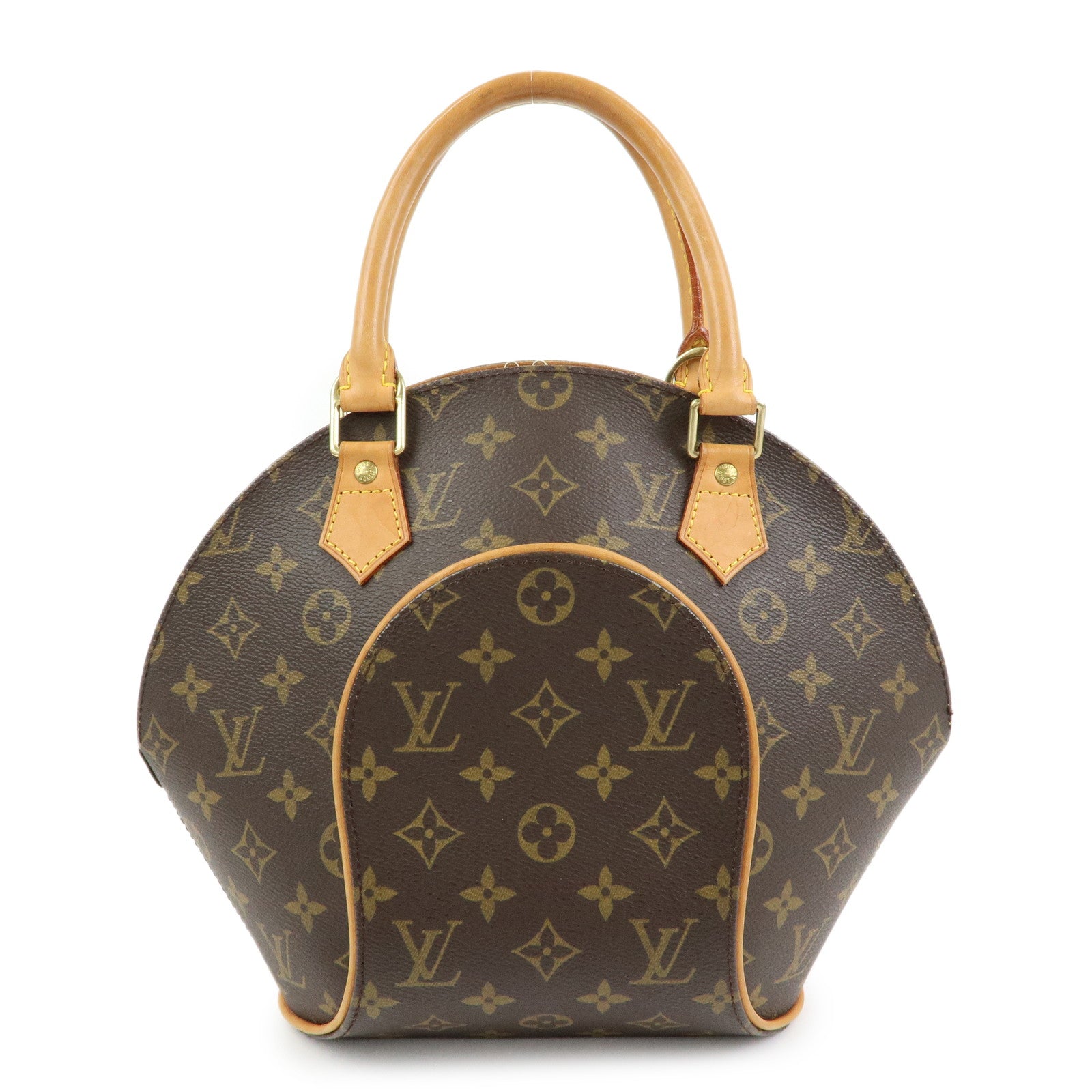 Louis Vuitton Monogram Ellipse PM Hand Bag Brown M51127