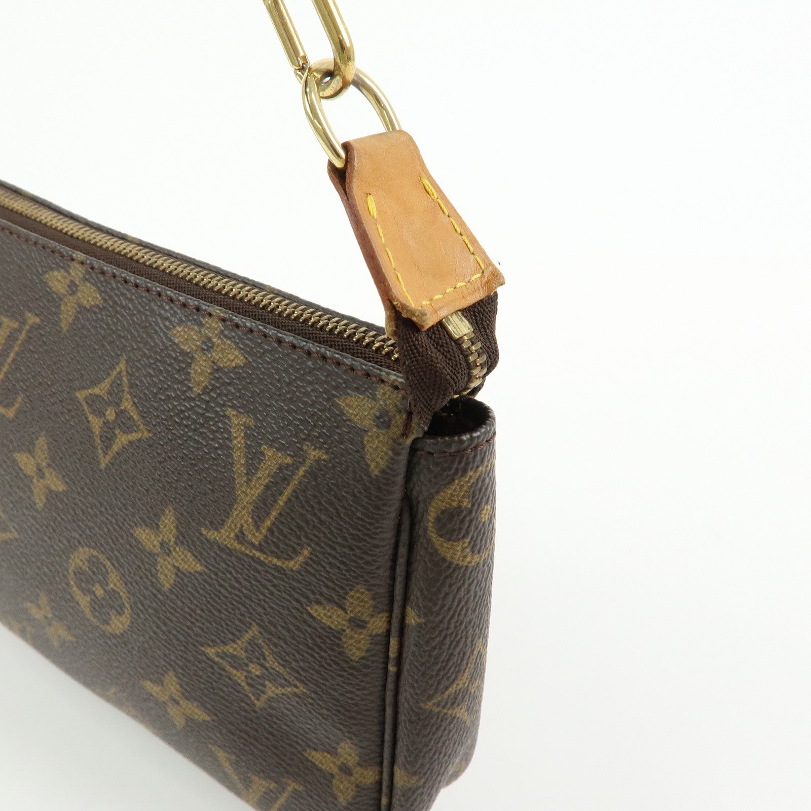 Louis Vuitton Monogram Pochette Accessoires Pouch Hand Bag M51980