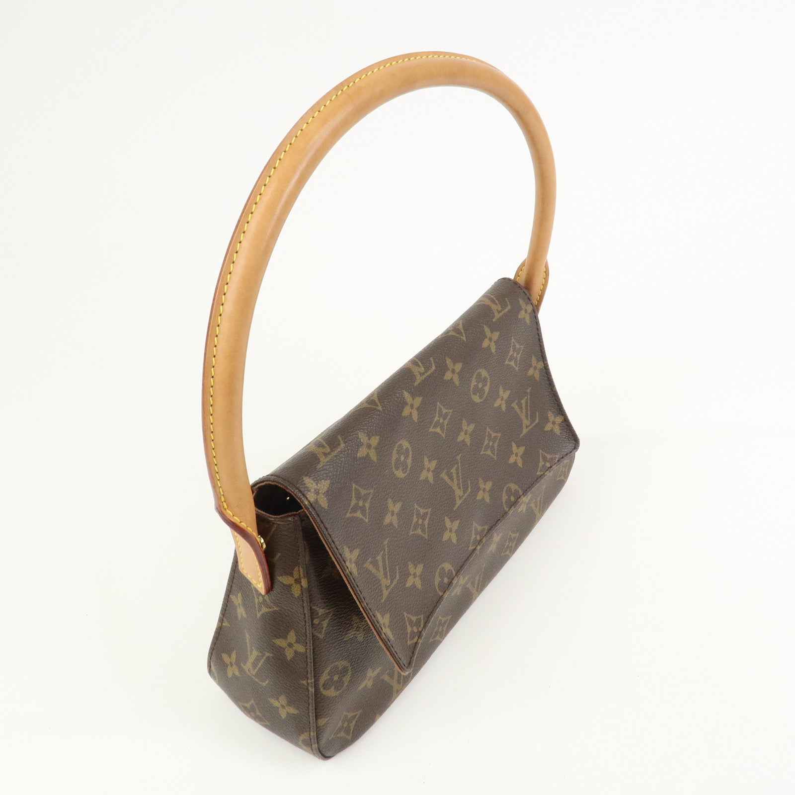 Louis Vuitton Monogram Mini Looping Shoulder Bag Brown M51147