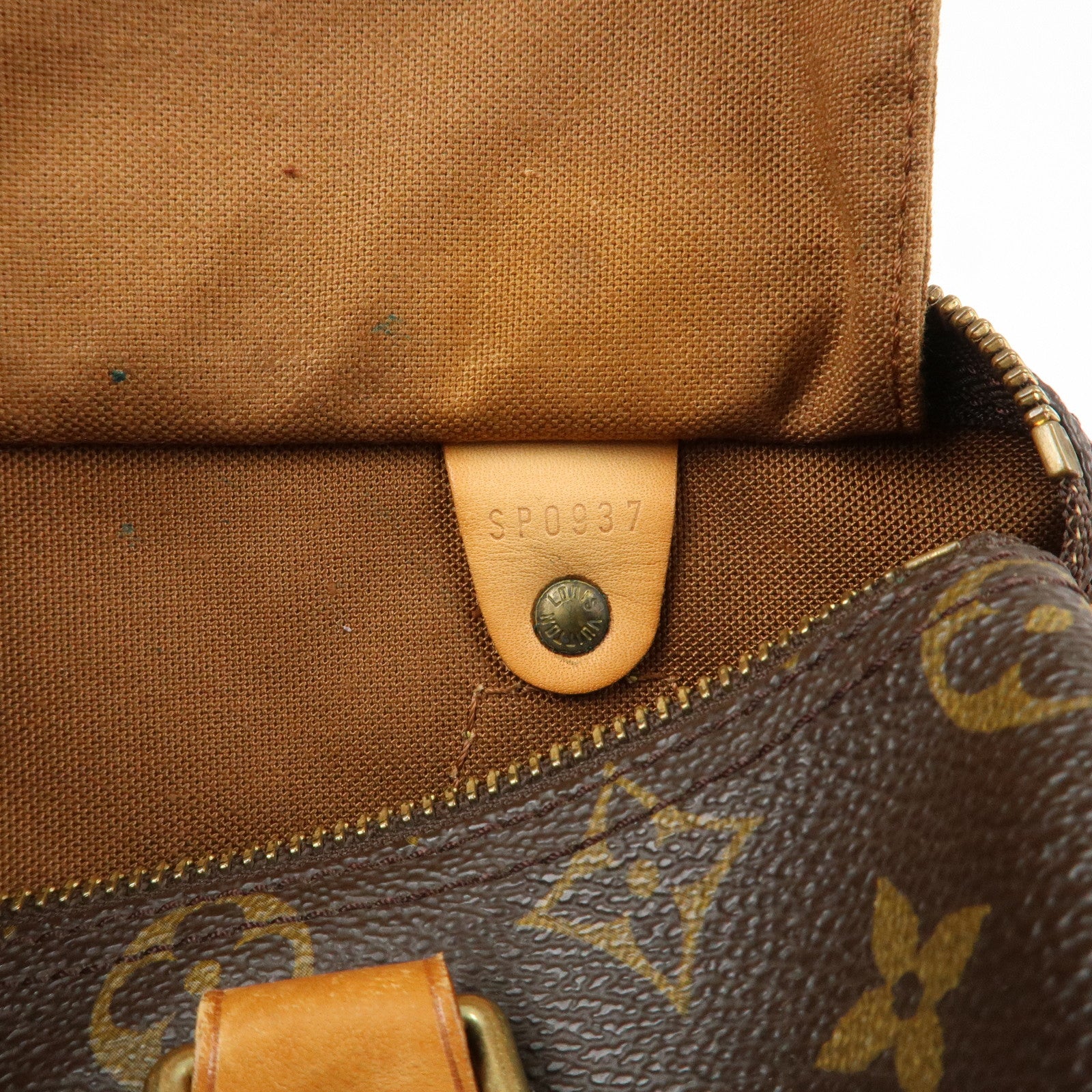 Louis Vuitton Monogram Speedy 25 Boston Bag Brown M41528