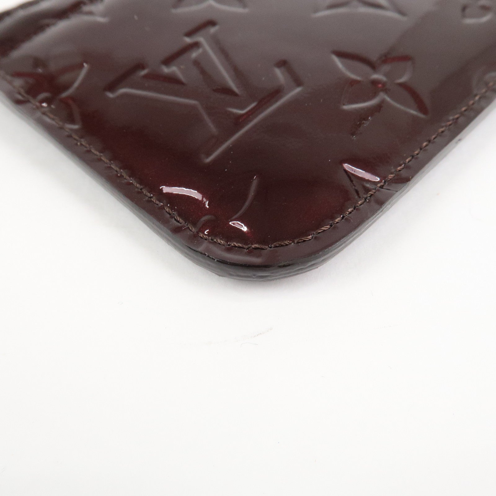 UsedLouis Vuitton Vernis Pochette Cles Coin Case Amarante M93557