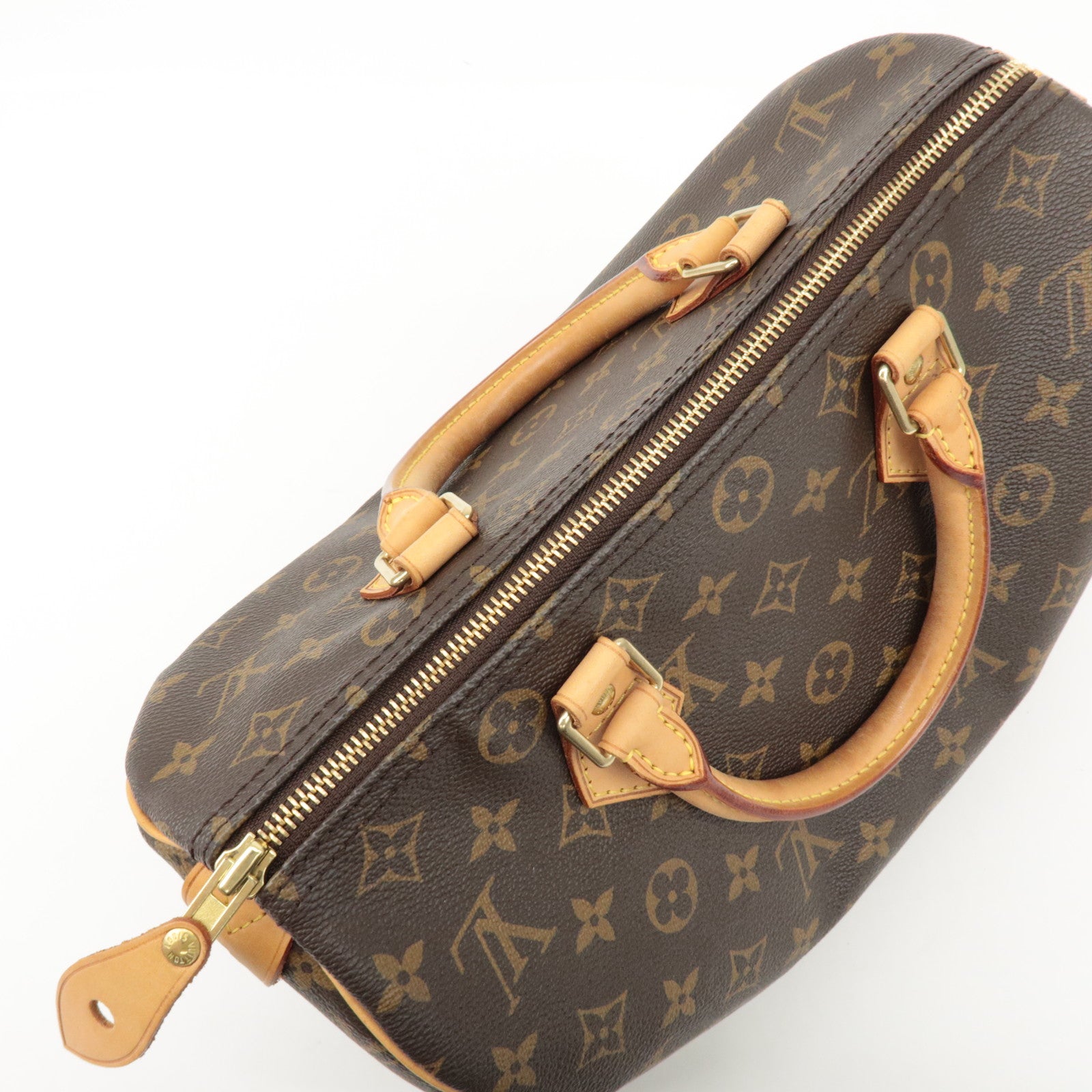 Louis Vuitton Monogram Speedy 30 Hand Bag Boston Bag M41526 Used