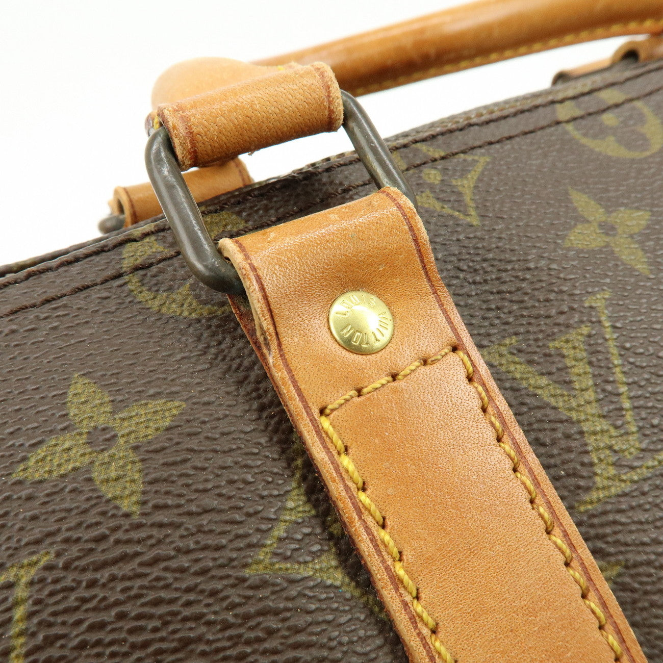 Louis Vuitton Monogram Keep All 50 Boston Bag Brown M41426