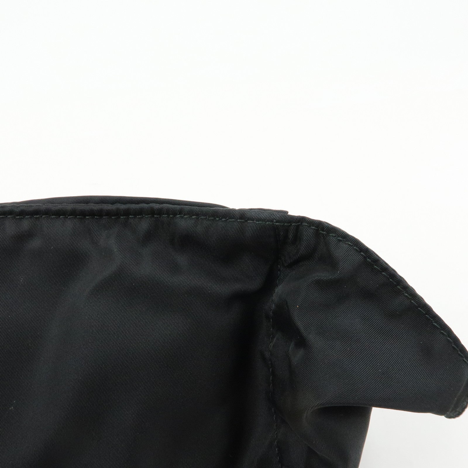 PRADA Triangle Logo Nylon Saffino Leather Waist Bag Body Bag 2VL132