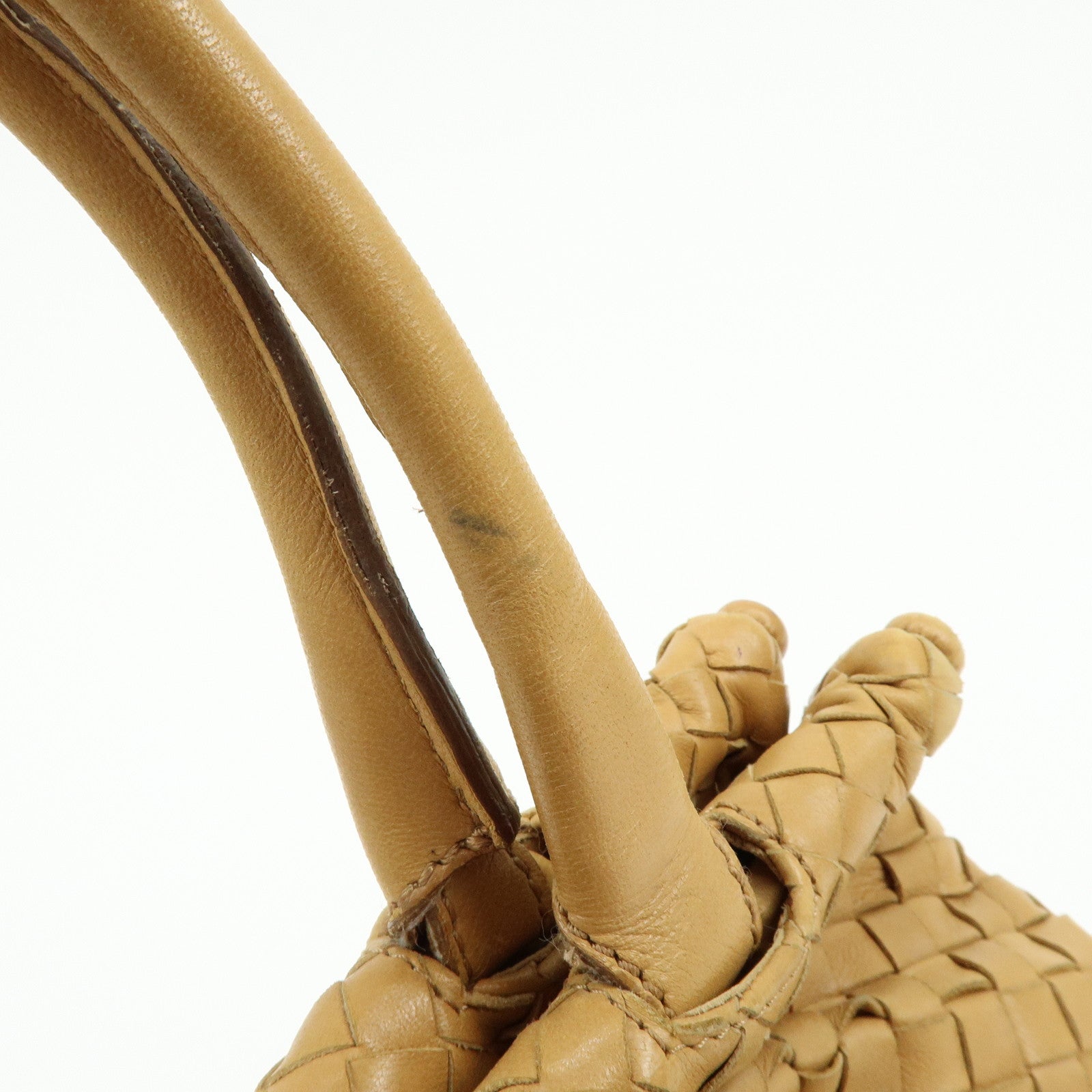 BOTTEGA VENETA Intrecciato Nappa Leather Hand Shoulder Bag Brown