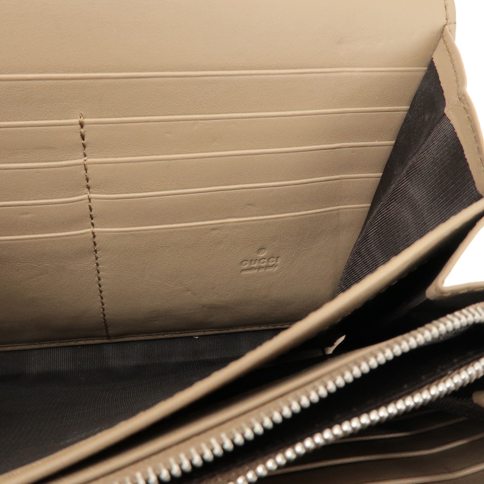 GUCCI Dionysus Suede Chain Shoulder Bag Beige Silver 401231 Used