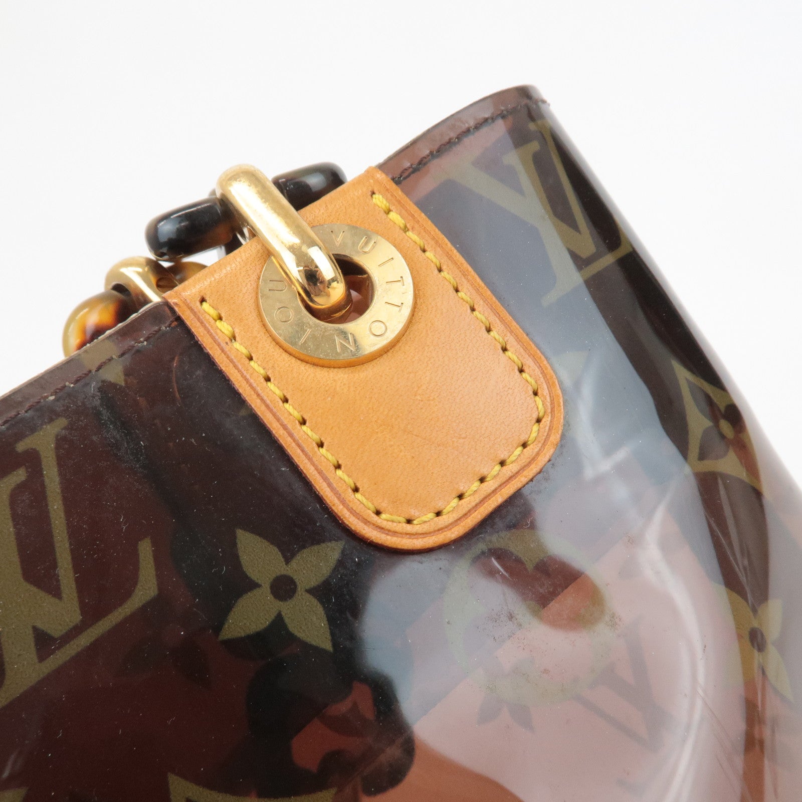 Louis Vuitton Monogram Vinyl Cabas Ambre MM Tote Bag M92501 Used