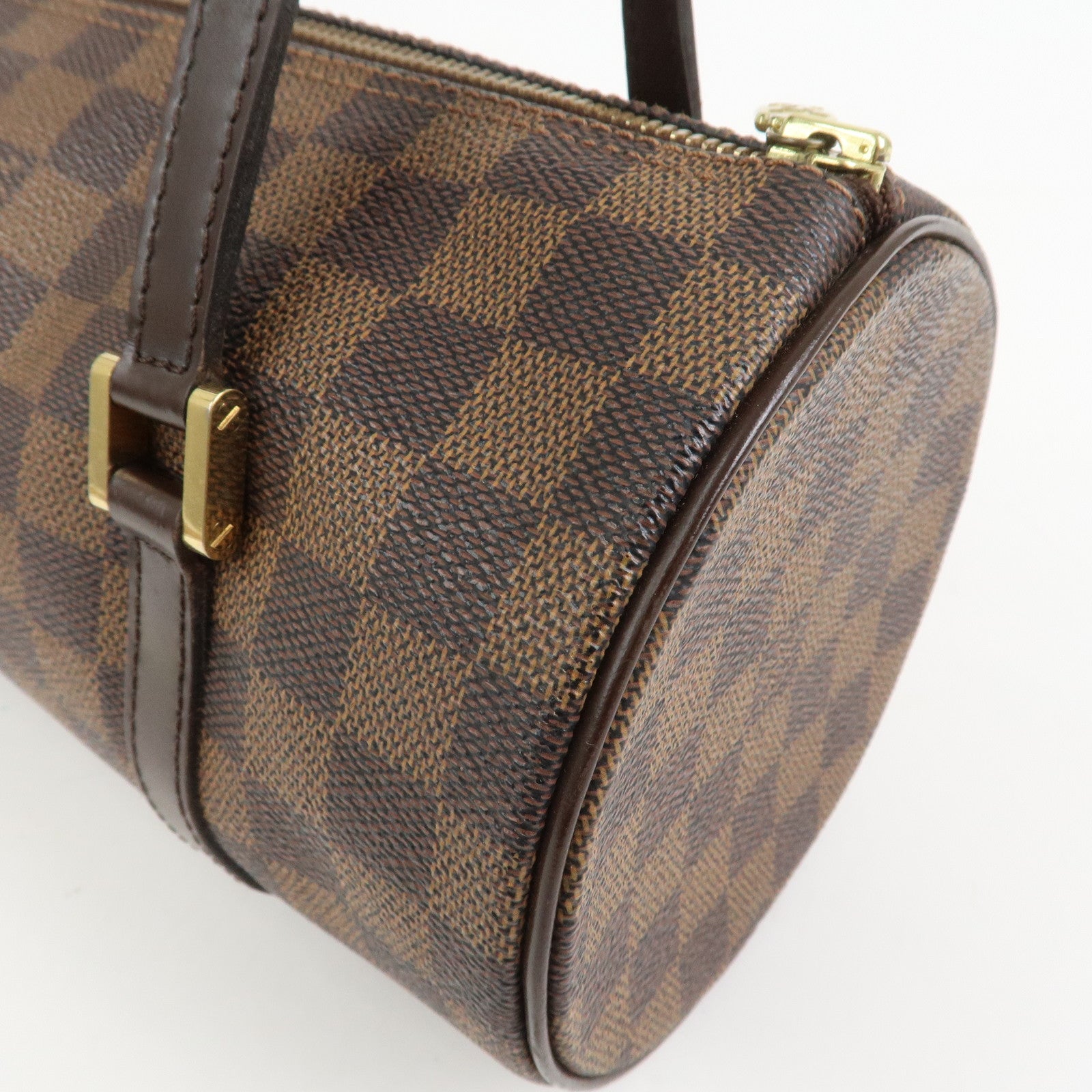 Louis Vuitton Damier Ebene Papillon 26 Hand Bag Brown N51304