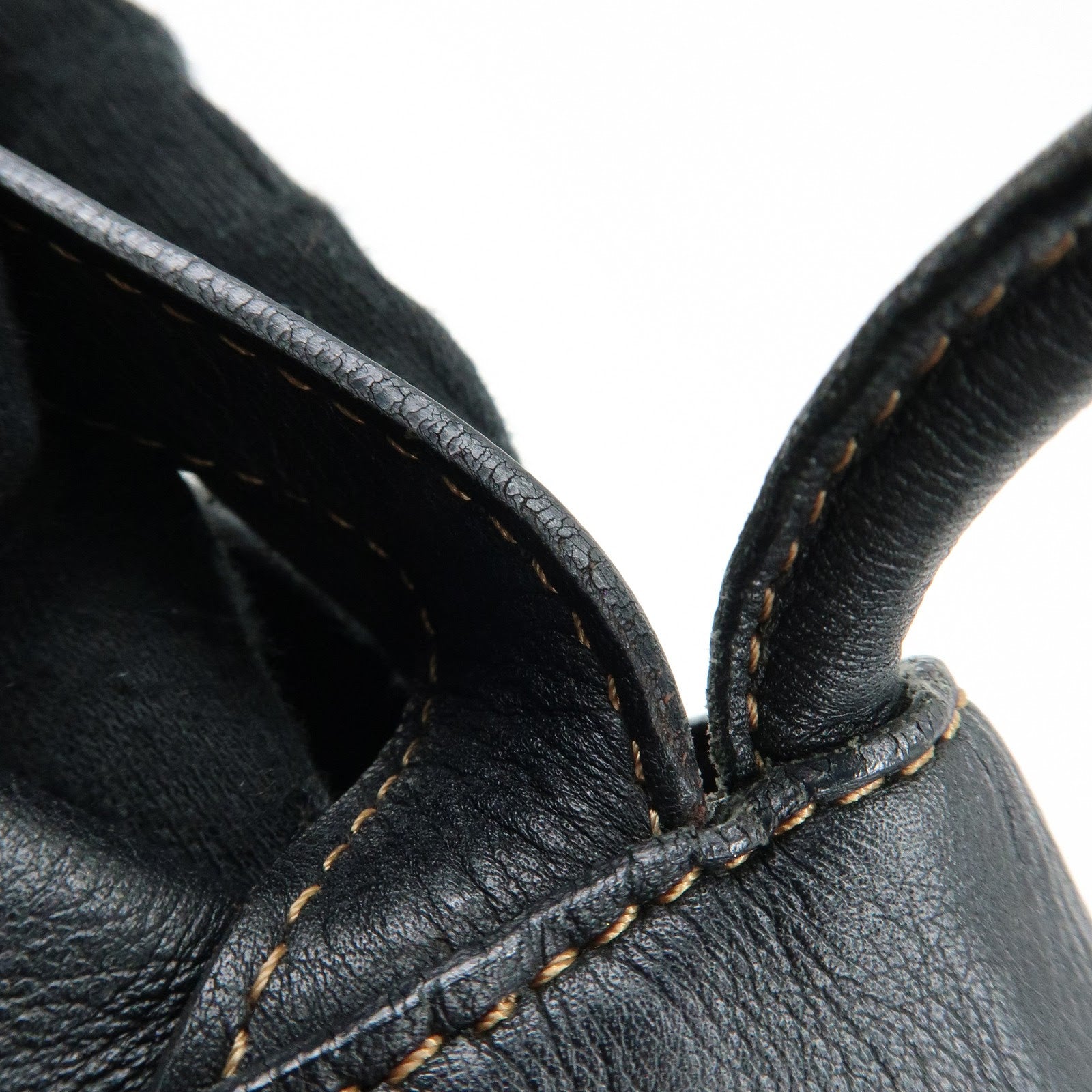 LOEWE Anton Leather Backpack Rucksuck Black