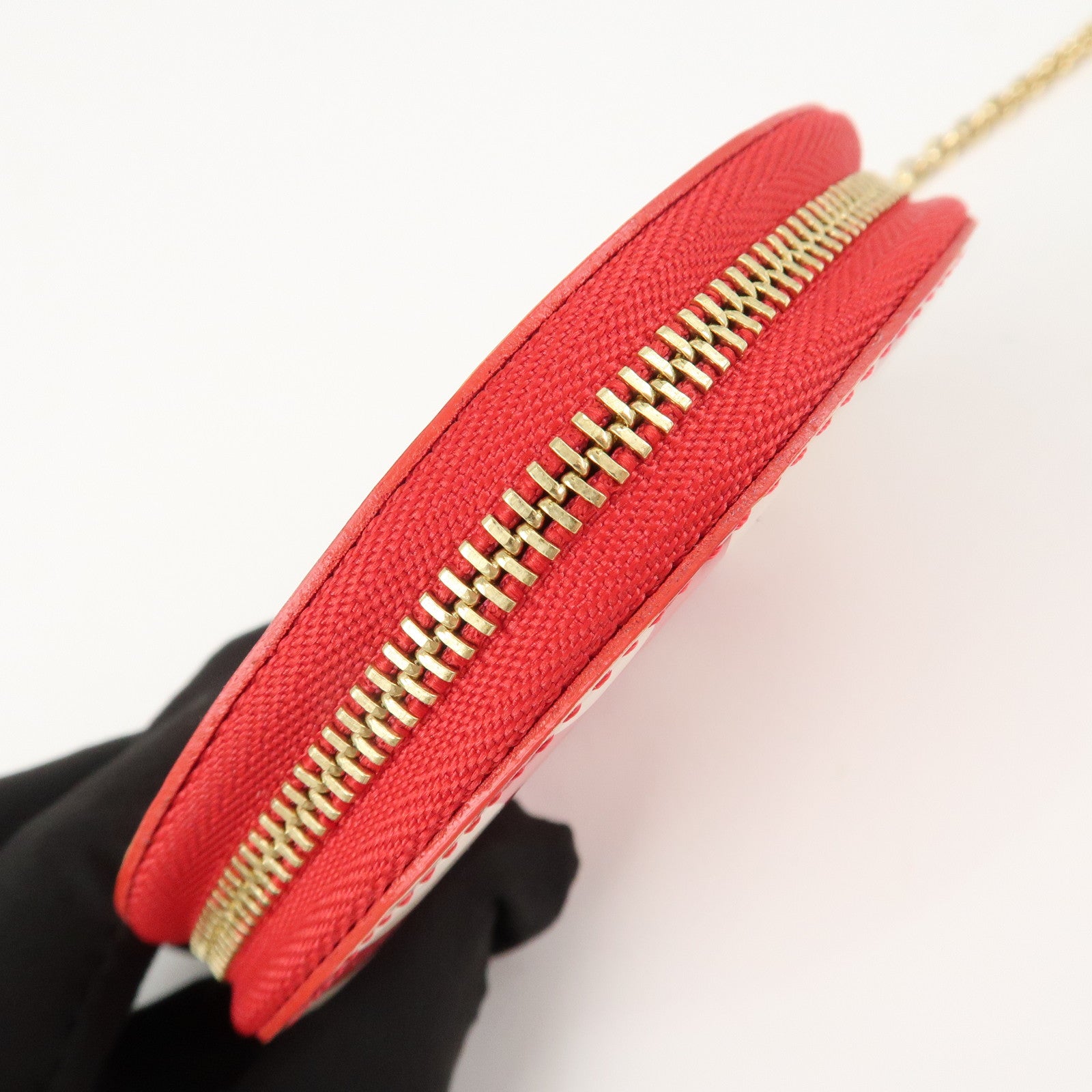 Louis Vuitton Vernis Yayoi Kusama Porte Monnaie Chapeau Coin M91570 Used