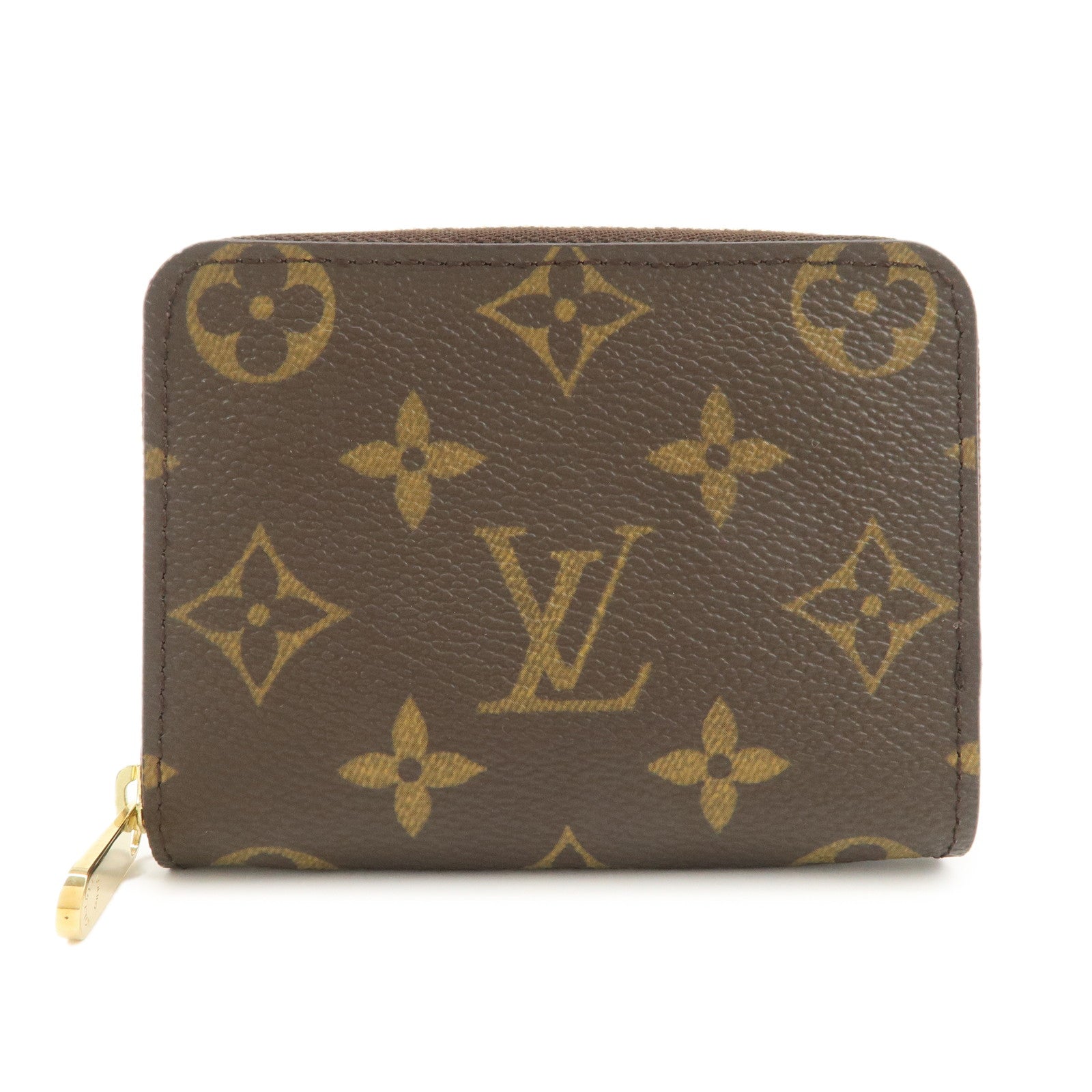 Louis Vuitton Monogram Zippy Coin Purse Coin Case Brown M60067 Used