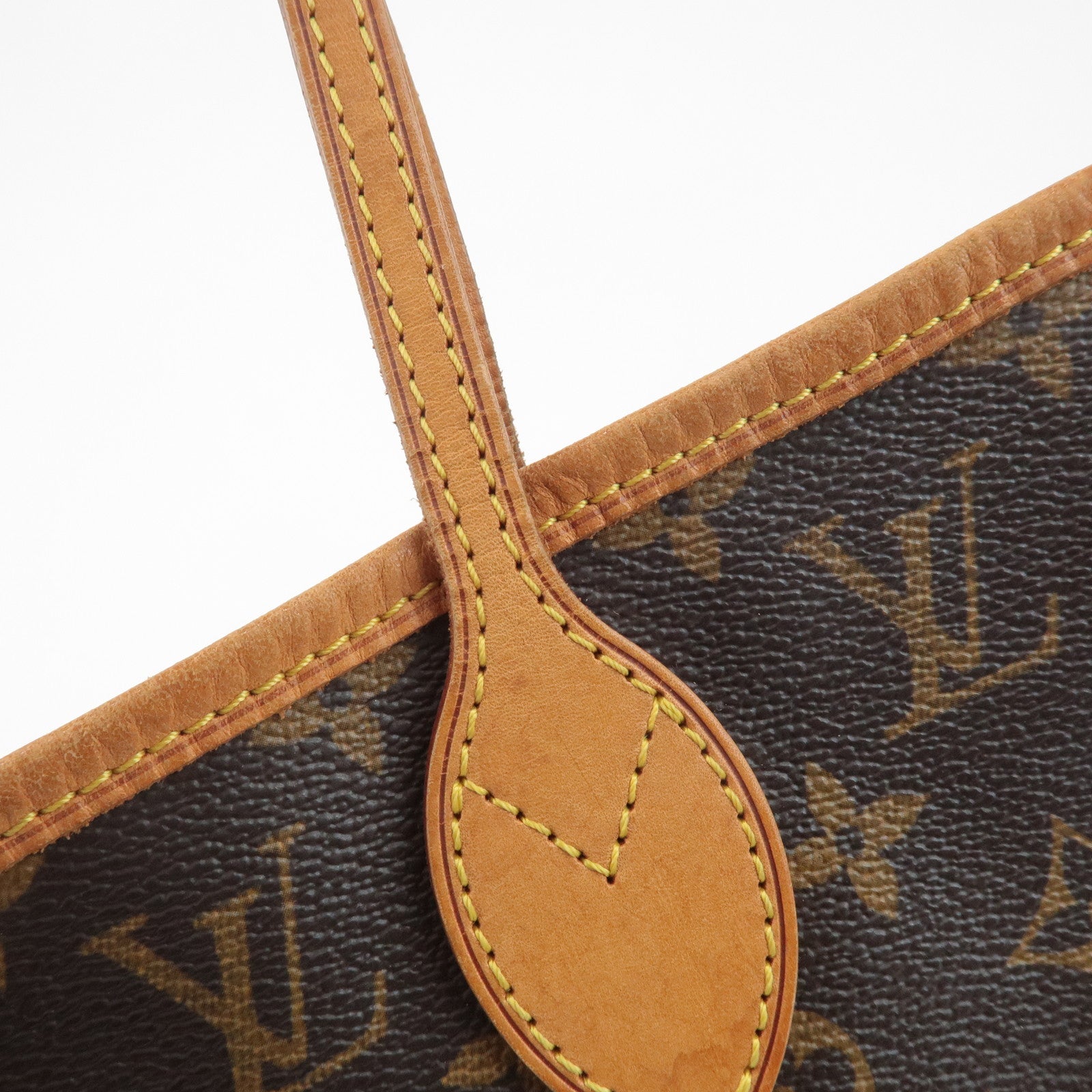 Louis Vuitton Monogram Neverfull MM Tote Bag Brown M40156