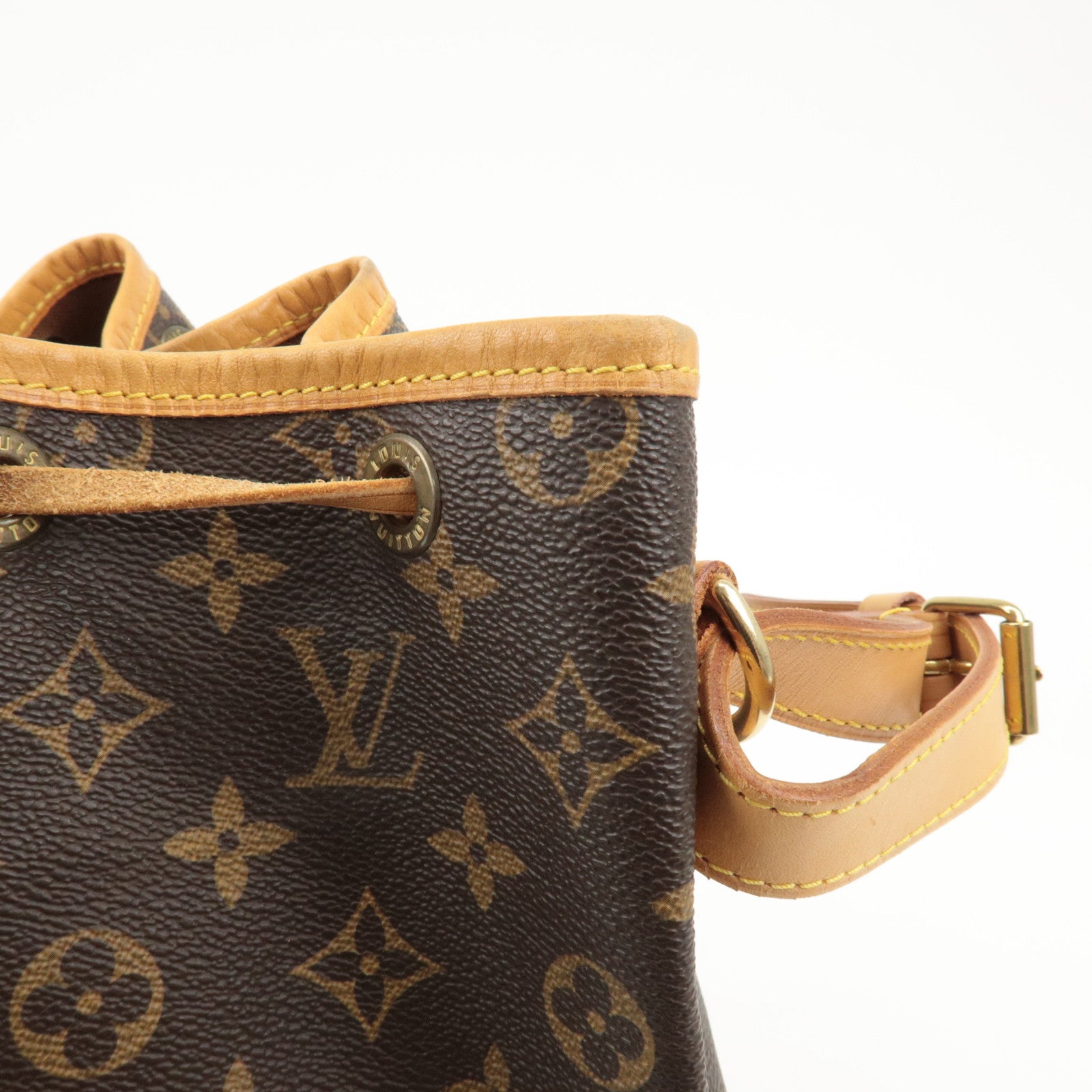 Louis Vuitton Monogram Noe Shoulder Bag Hand Bag Brown M42224 Used