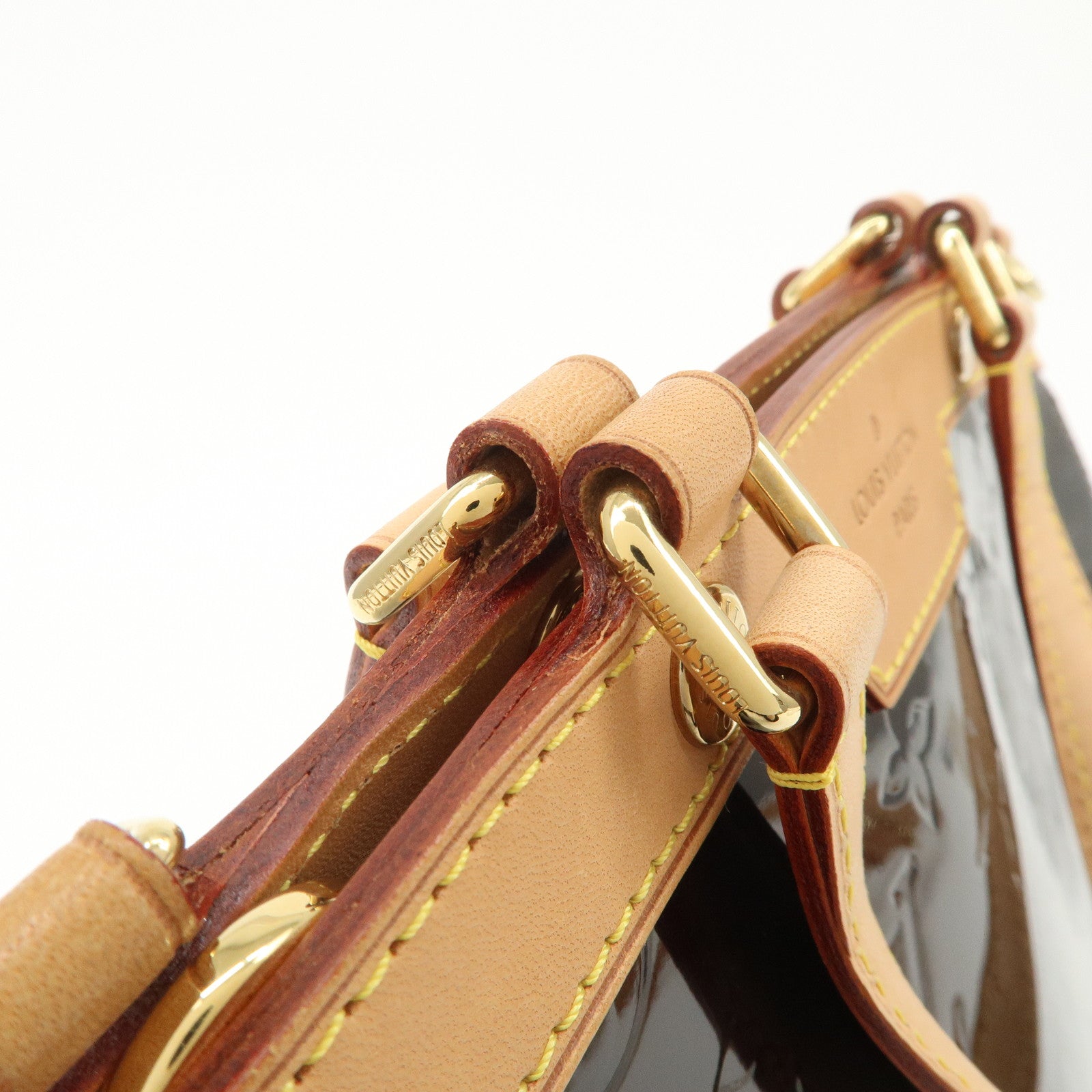 Louis Vuitton Vernis Brea MM 2Way Hand Bag Shoulder Bag Amarante M91619