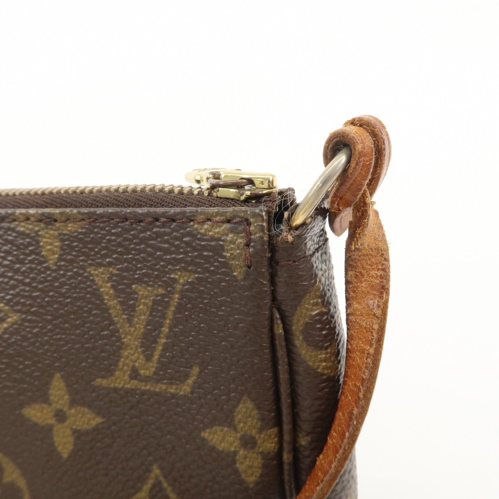 Louis Vuitton Monogram Pochette Accessories Pouch Hand Bag M51980 Used
