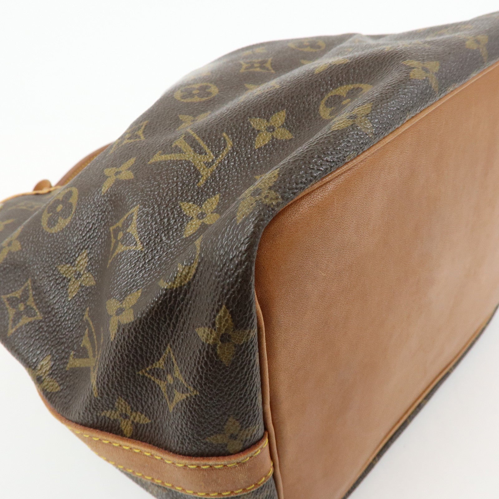 Louis Vuitton Monogram Petit Noe Shoulder Bag Brown M42226