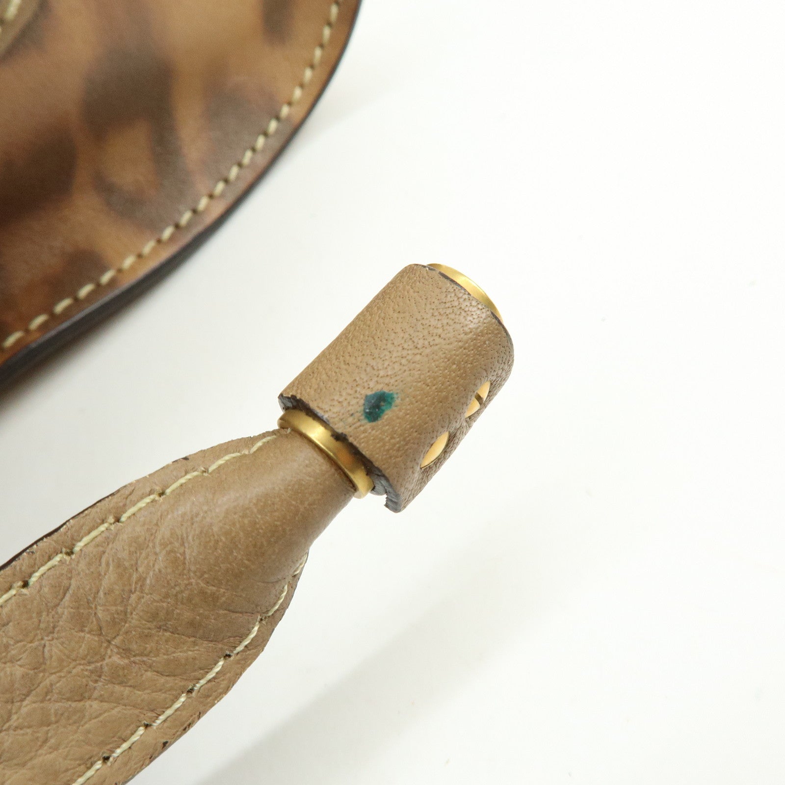 Chloe Marcie Leather Hand Bag Leopard Brown Limited Edition