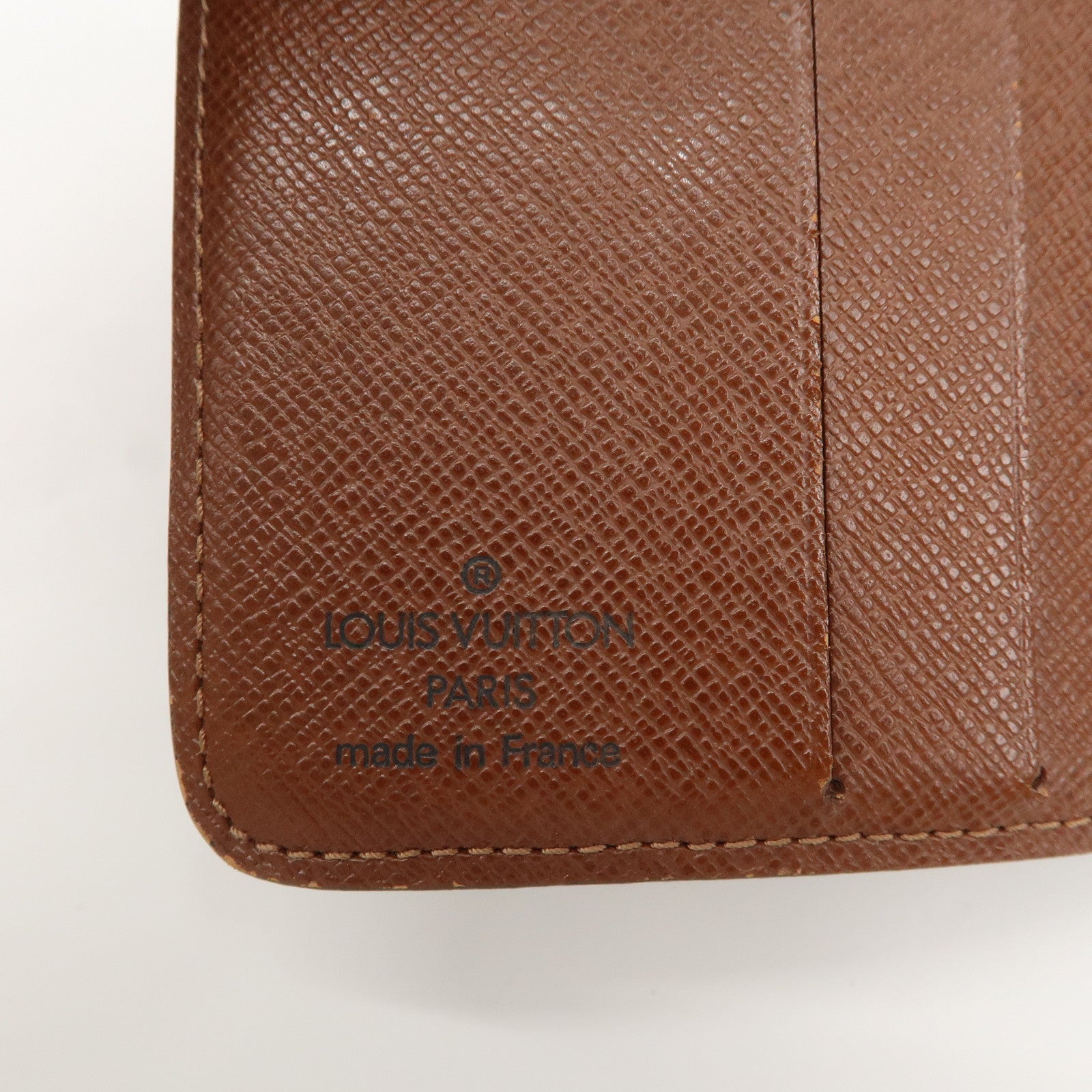 Louis Vuitton Monogram Canvas Compact Zippy Wallet Brown M61667 Used