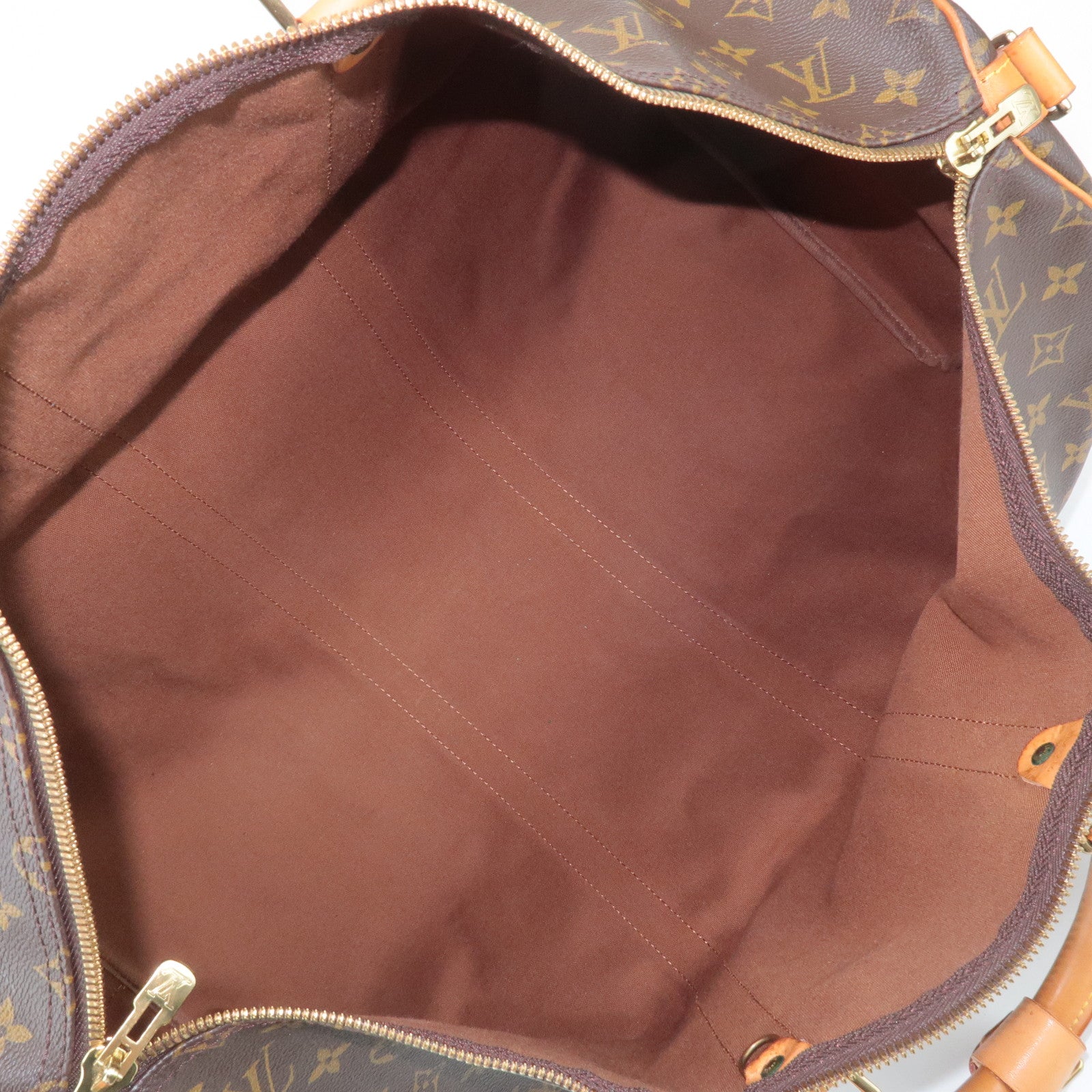 Louis Vuitton Monogram Keep All Bandouliere 55 Boston Bag Brown M41414 Used