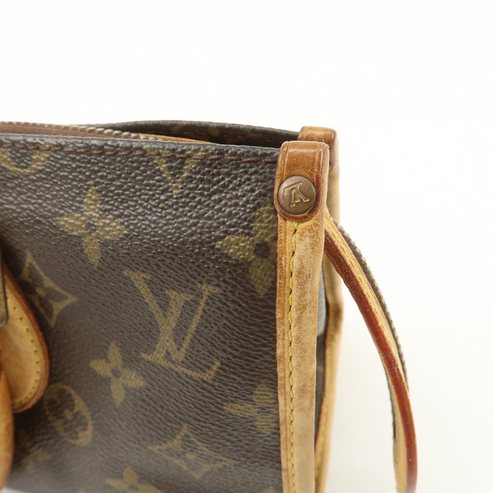 Louis Vuitton Monogram Popincourt Hand Bag Brown M40009 Used
