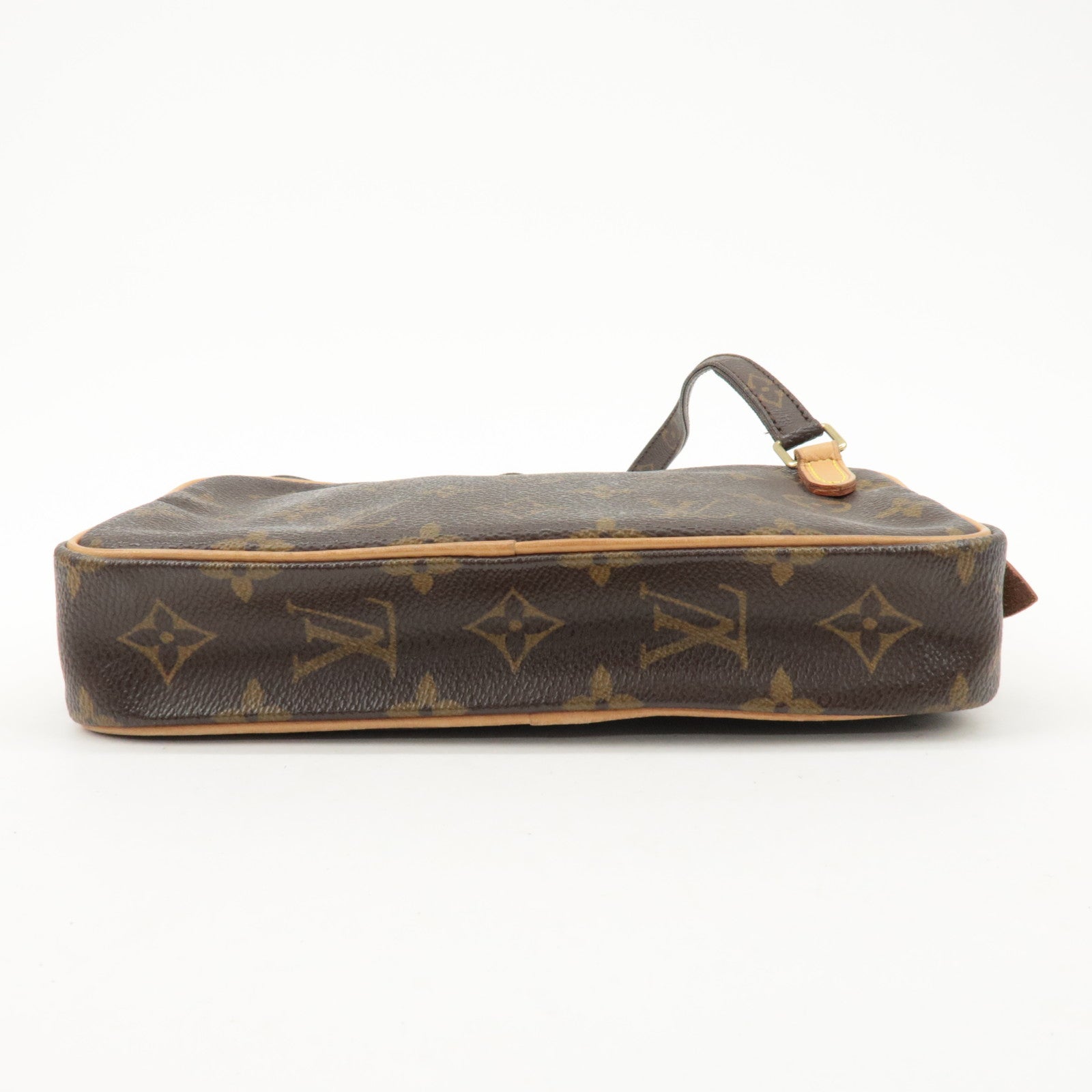 Louis Vuitton Monogram Pochette Marly Bandouliere Bag Brown M51828 Used