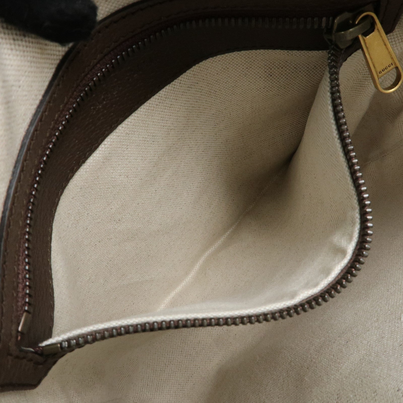 GUCCI Ophidia GG Supreme Canvas Leather Shoulder Bag Beige 547926