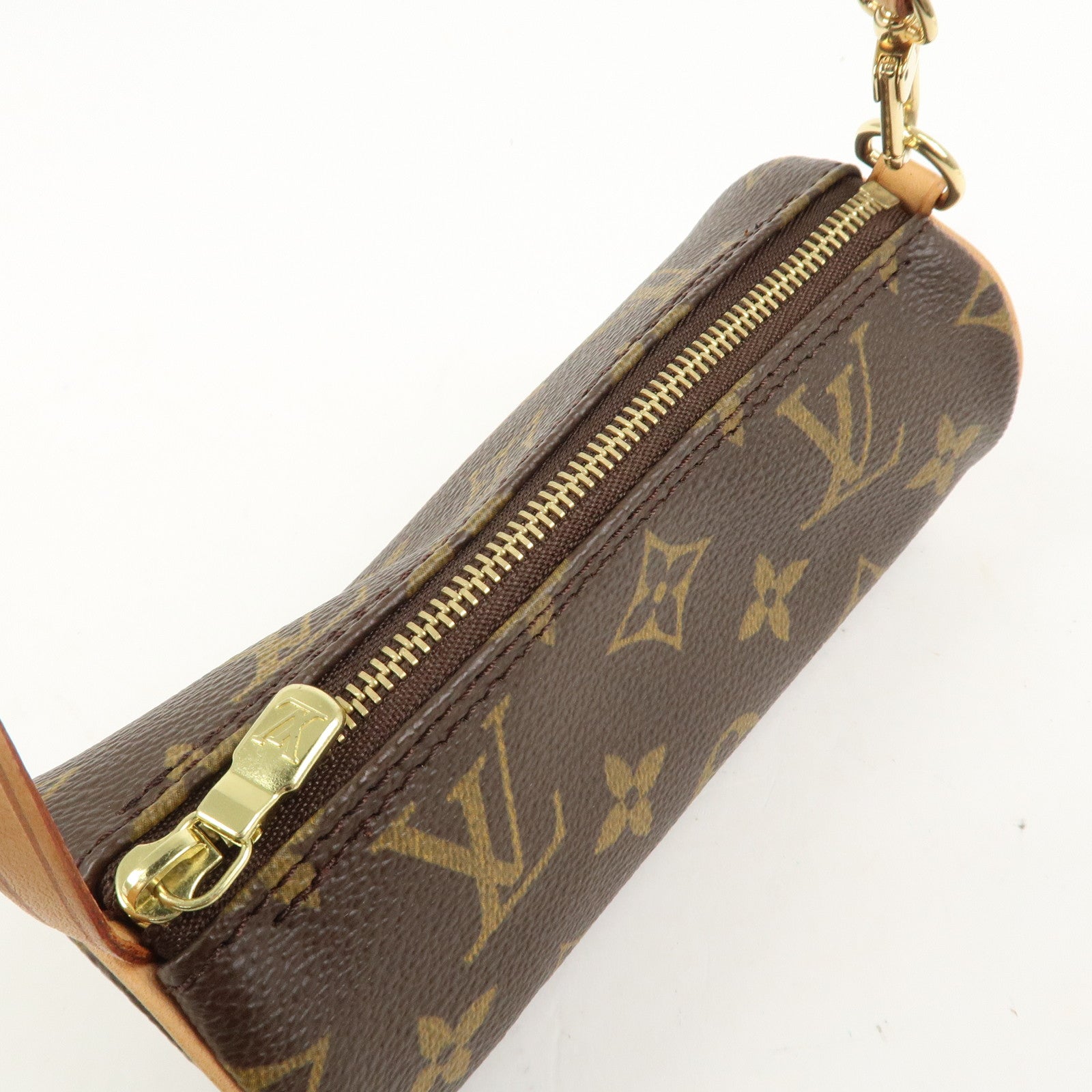 Louis Vuitton Monogram Mini Pouch for Papillon Bag Brown New Style