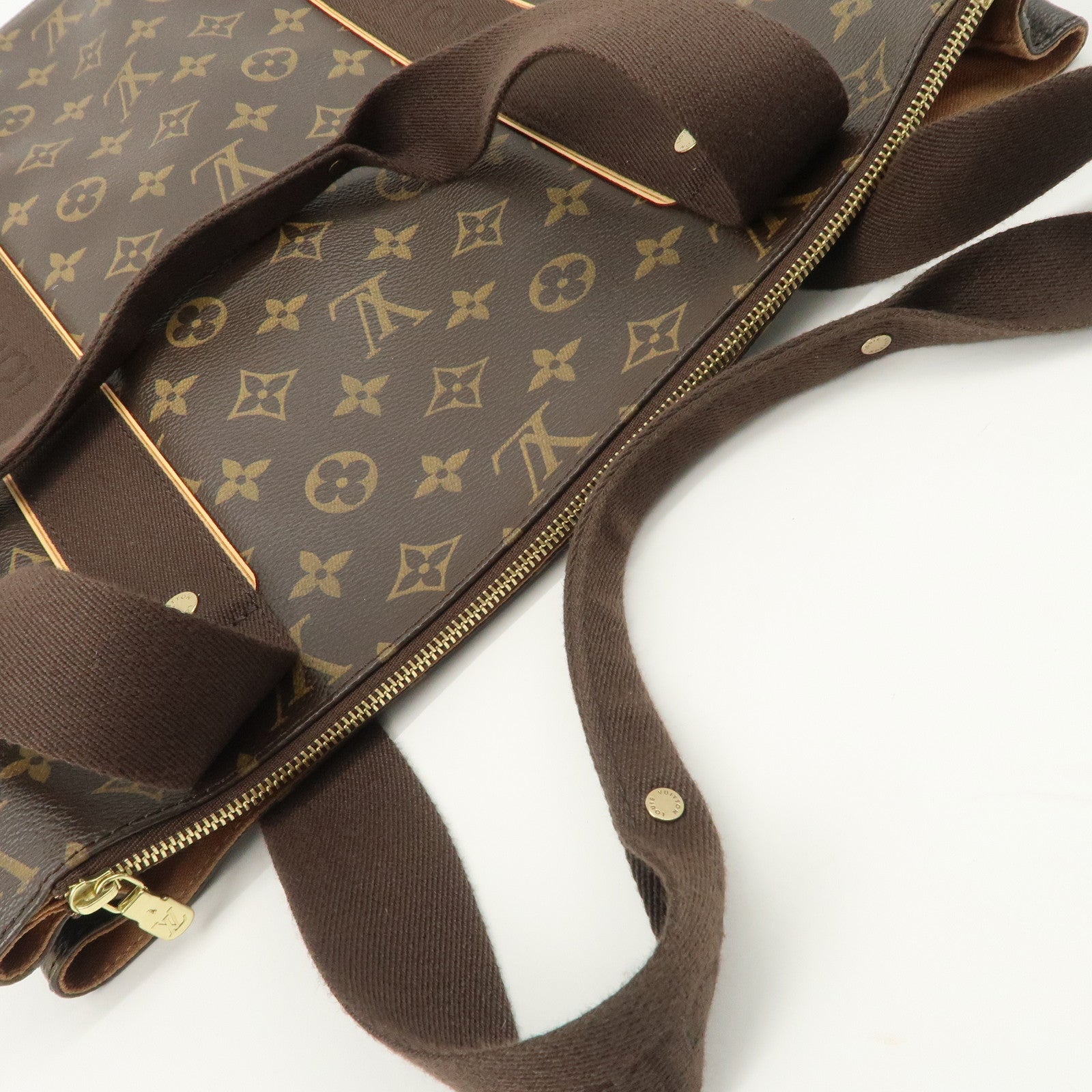 Louis Vuitton Monogram Cabas Beaubourg Tote Bag Brown M53013