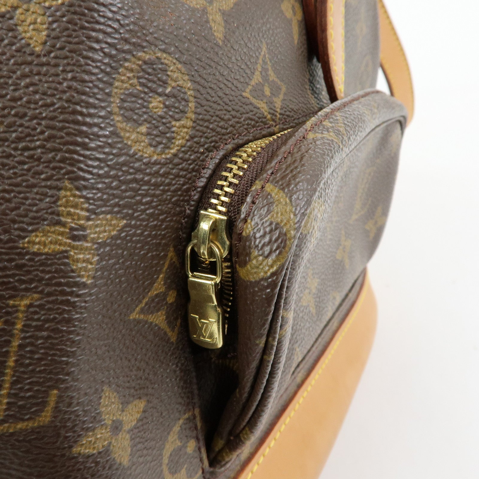 Louis Vuitton Monogram Montsouris MM Backpack Rucksack Brown M51136