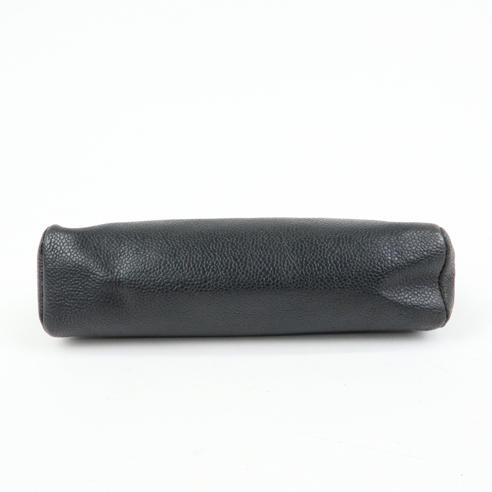 CHANEL COCO Mark Caviar Skin Cosmetic Pouch Makeup Bag Black