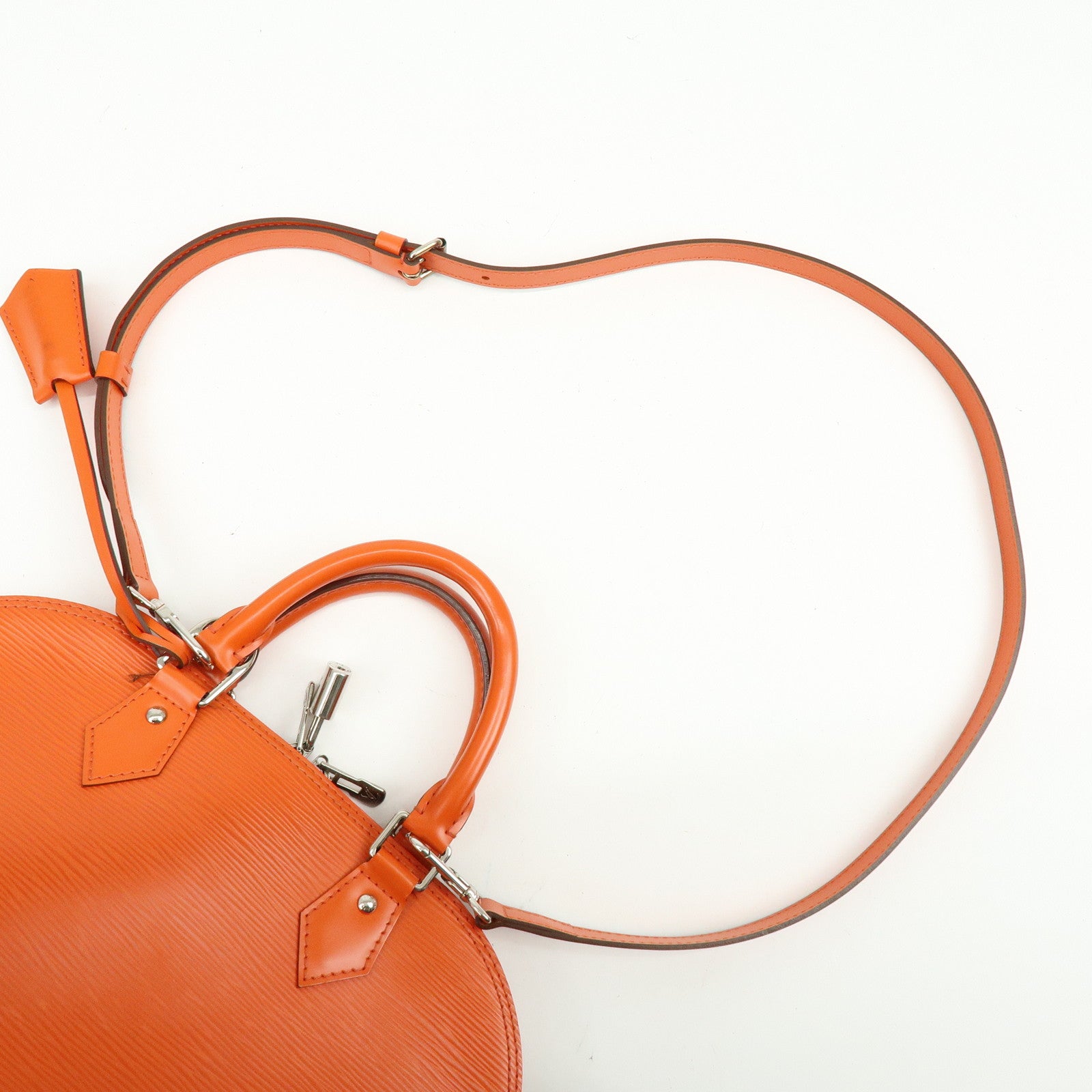Louis Vuitton Epi Alma PM Hand Bag Pimont Orange M40623