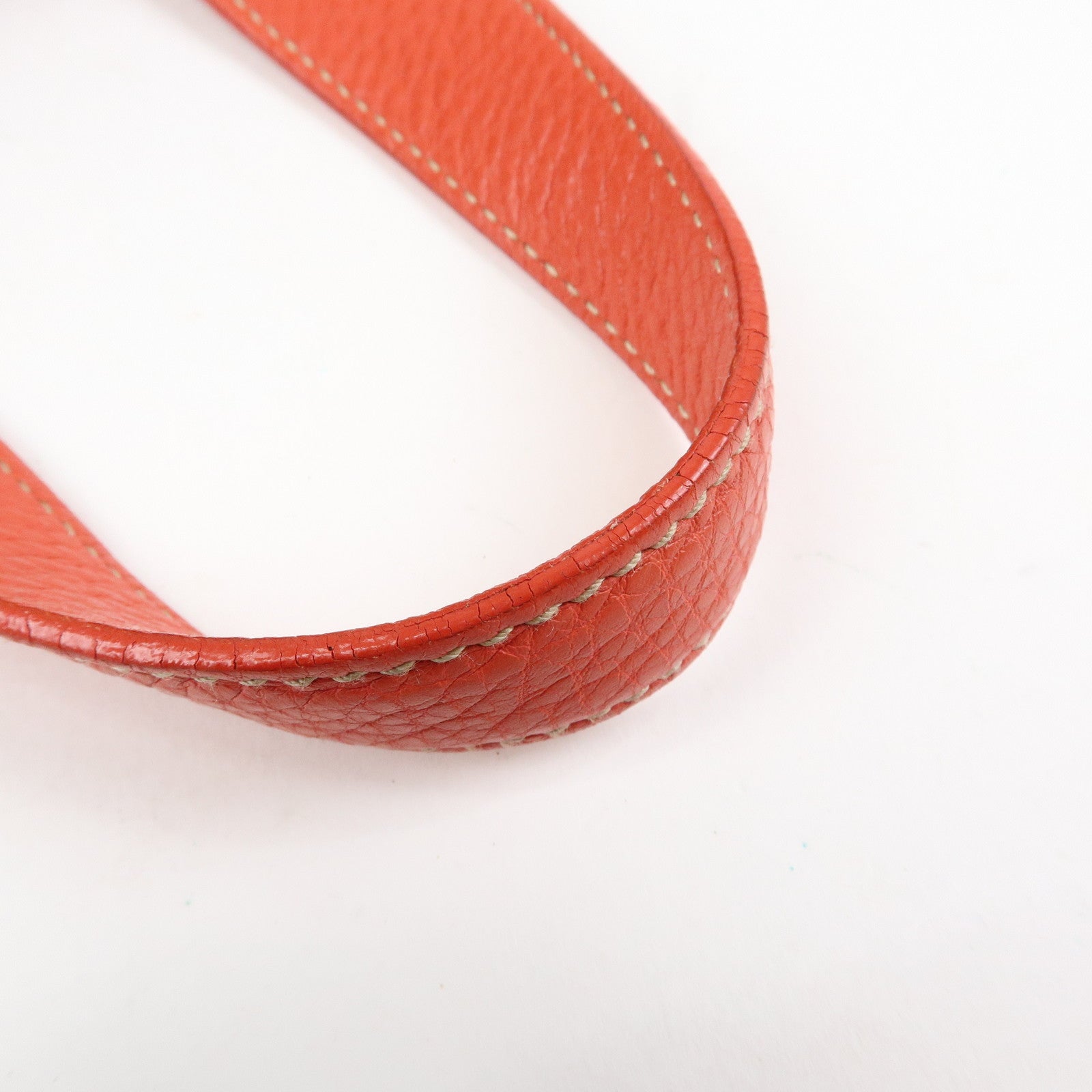 BVLGARI Logomania Canvas Leather 2Way Hand Shoulder Bag Brown Coral