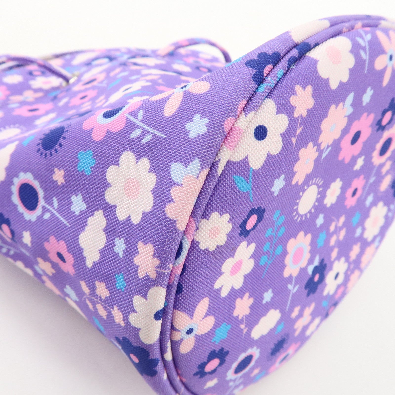 BALENCIAGA Wheel XS Nylon 2Way Bag Shoulder Bag Purple 656682 Used