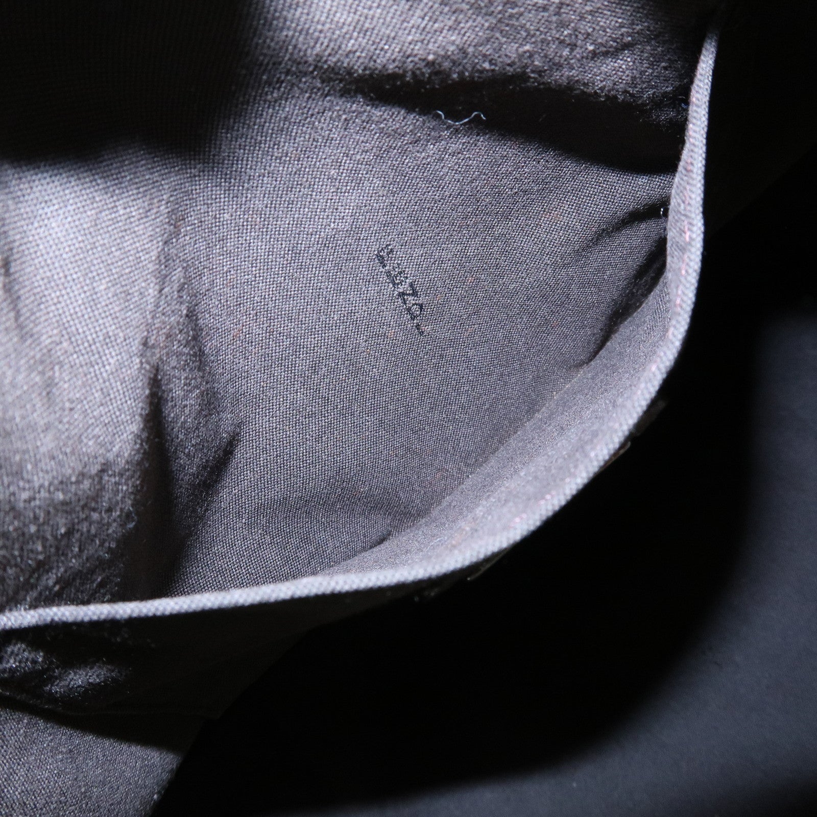 FENDI Zucchino Canvas Leather Tote Bag Hand Bag Brown 8BH138