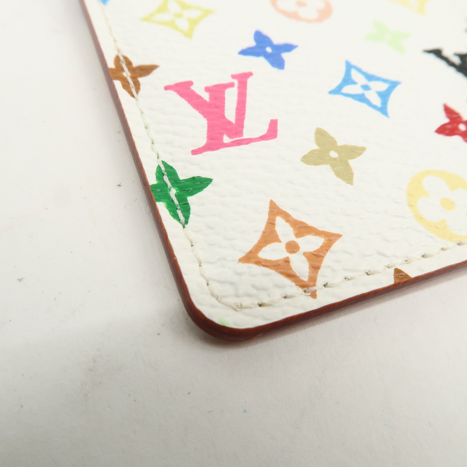 Louis Vuitton Monogram Etui Miroir Multicolor Blanc M92651
