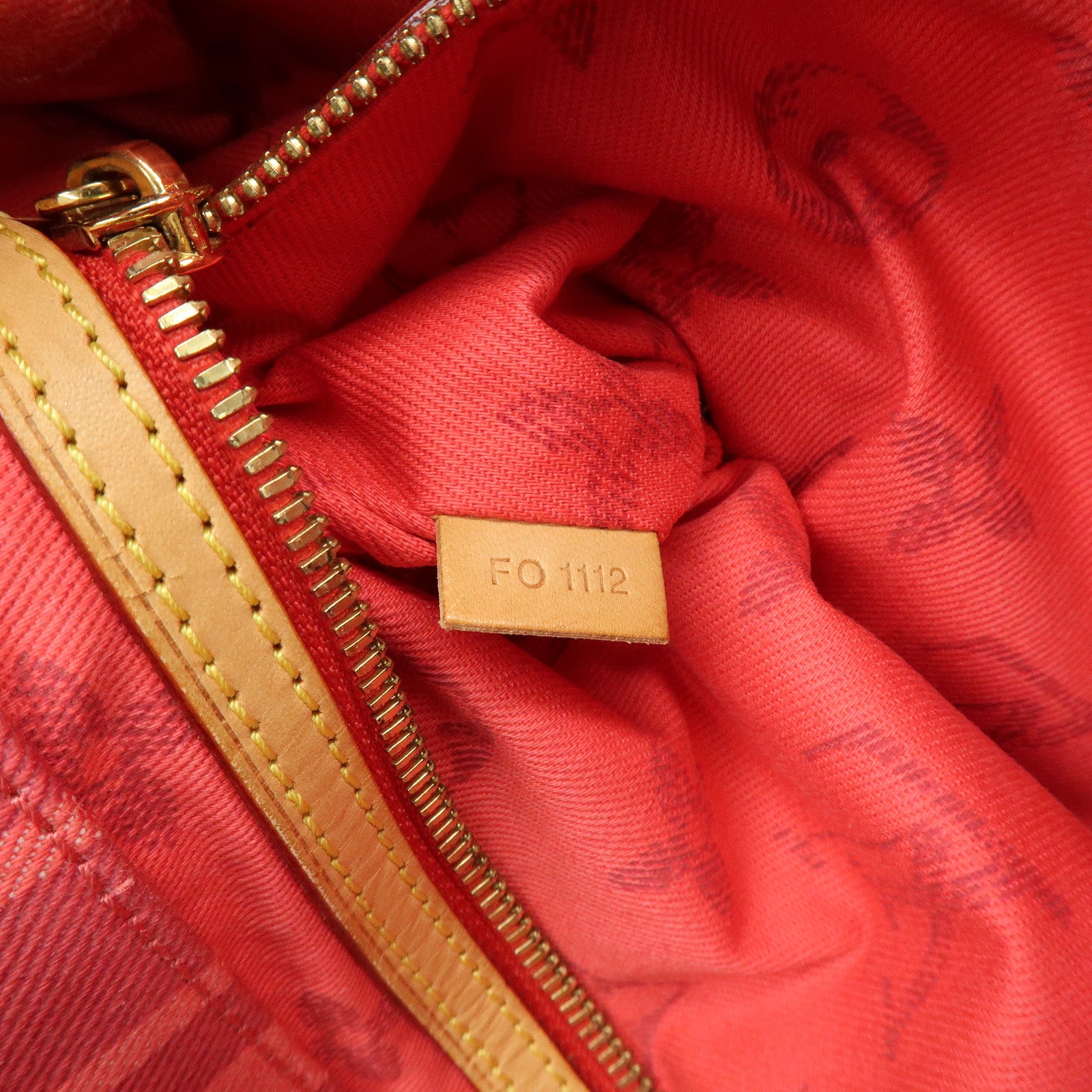 Louis Vuitton Plan Soleil Cabas PM Tote Bag Rouge Grenadine M94146