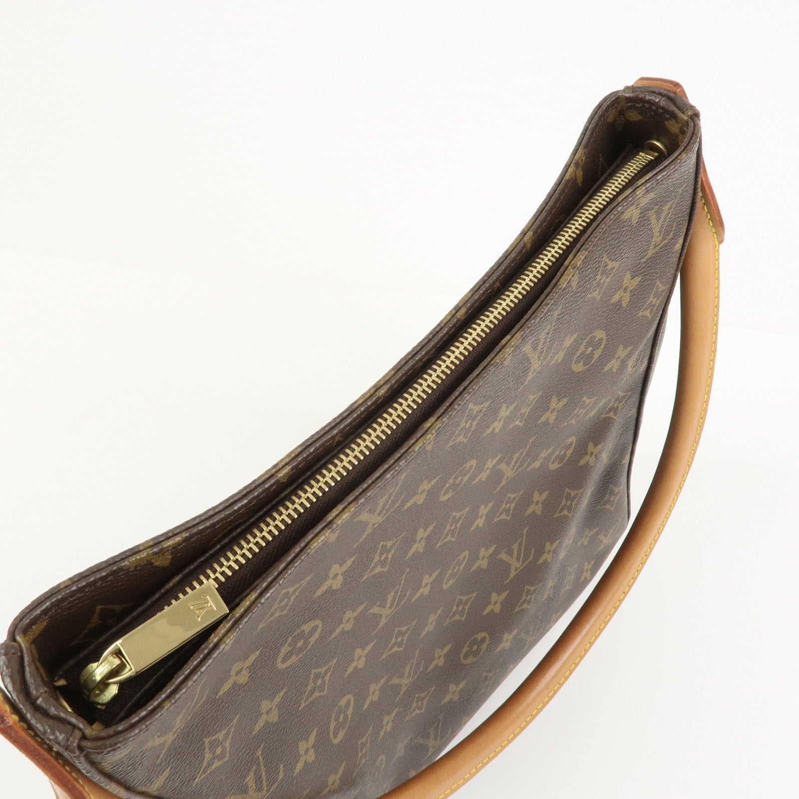 Louis Vuitton Monogram Looping GM Shoulder Bag Brown M51145