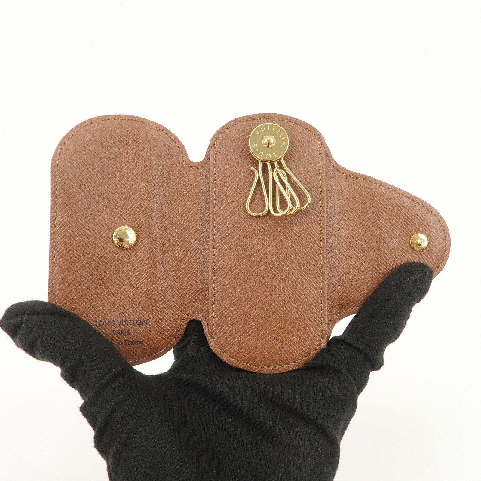 Louis Vuitton Monogram Multicles Rond PM Key Case Brown M60115