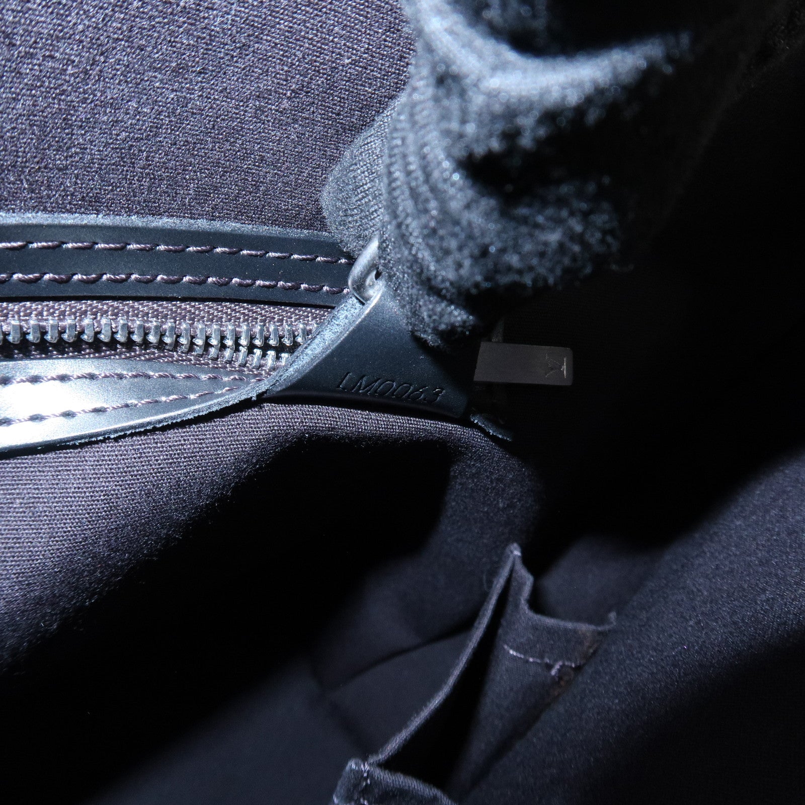 Louis Vuitton Monogram Matte Stockton Tote Bag Shoulder Bag Noir M55112