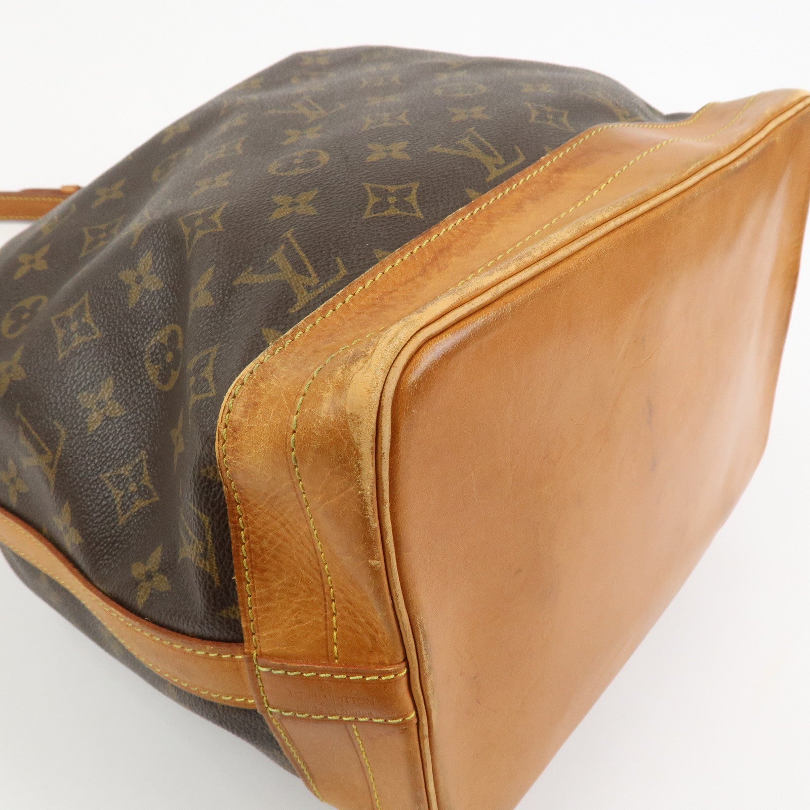 Louis Vuitton Monogram Noe Shoulder Bag Hand Bag Brown M42224