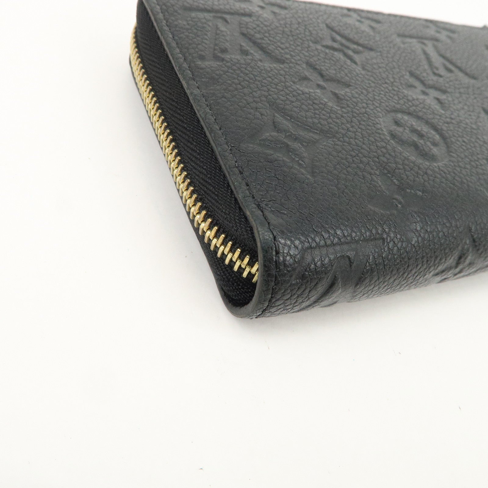 Louis Vuitton Monogram Empreinte Zippy Wallet Noir M61864