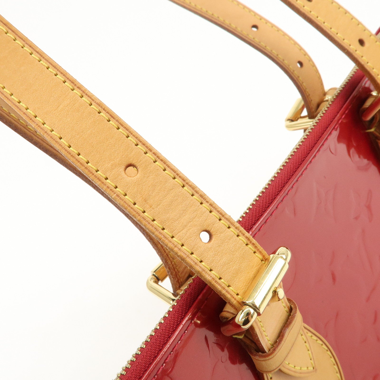 Louis Vuitton Vernis Rosewood Avenue Hand Bag Pomme D'Amour M93507