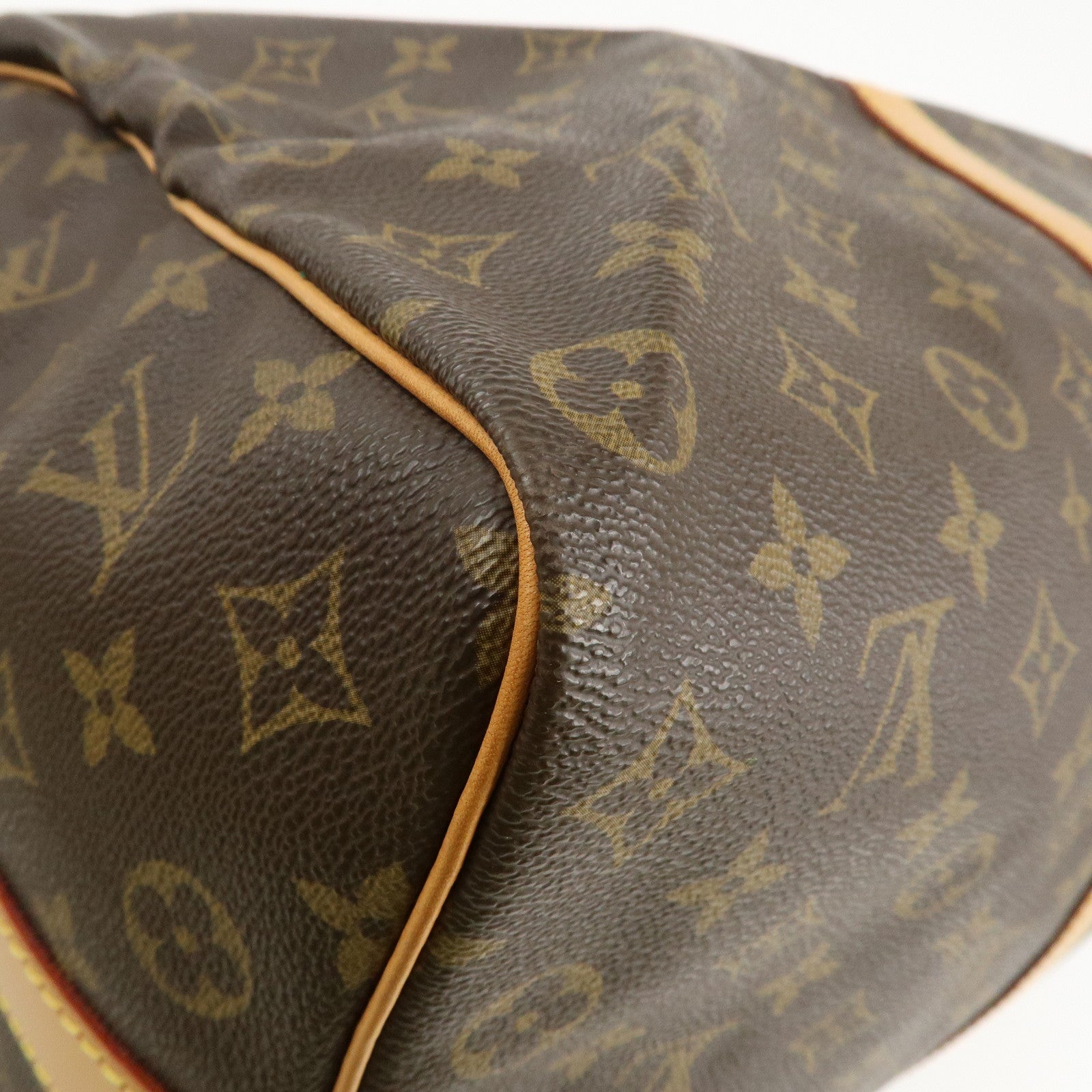 Louis Vuitton Monogram Keep All 50 Boston Bag Brown M41416 Used
