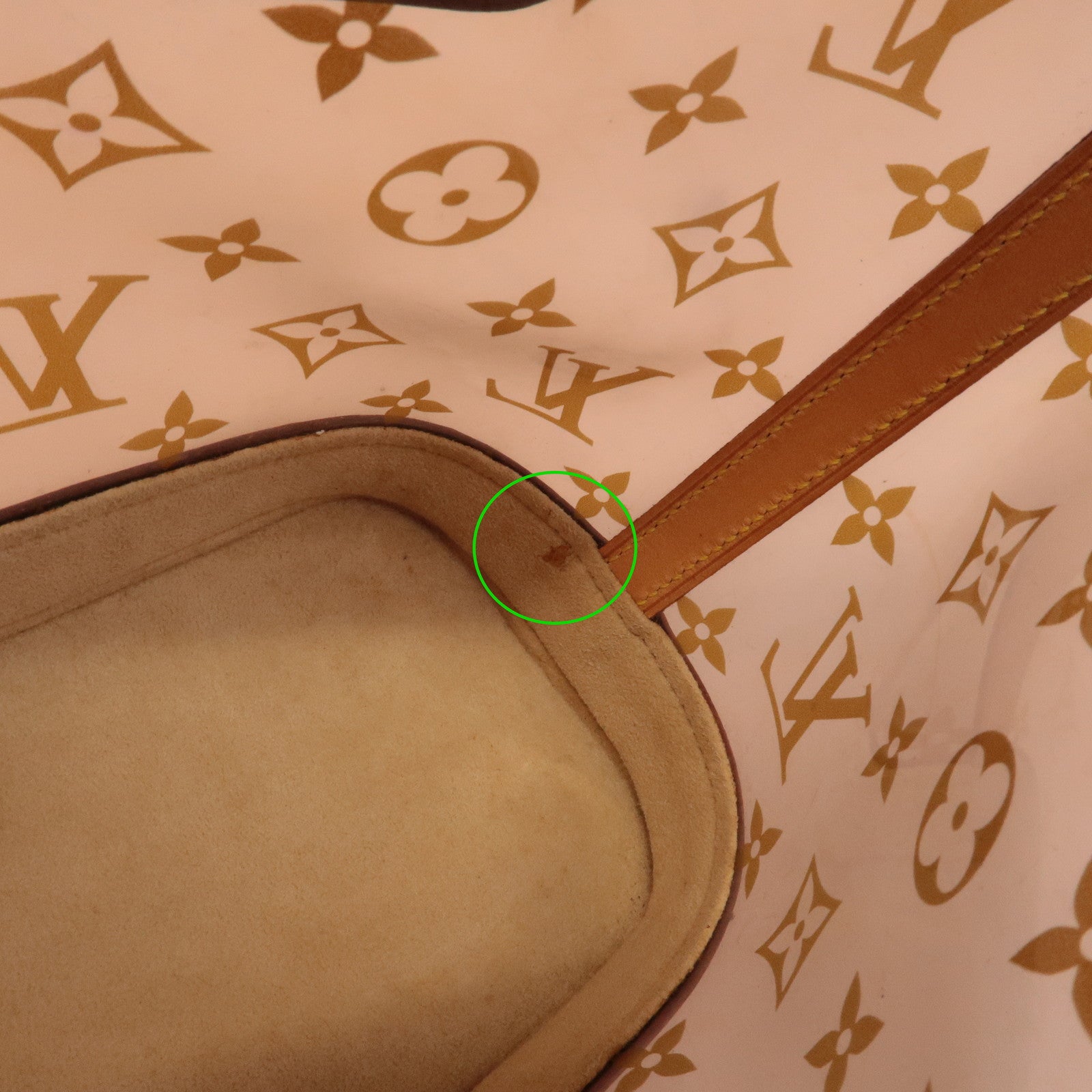 Louis Vuitton Monogram Vinyl Cabas Ambre MM Tote Bag M92501 Used