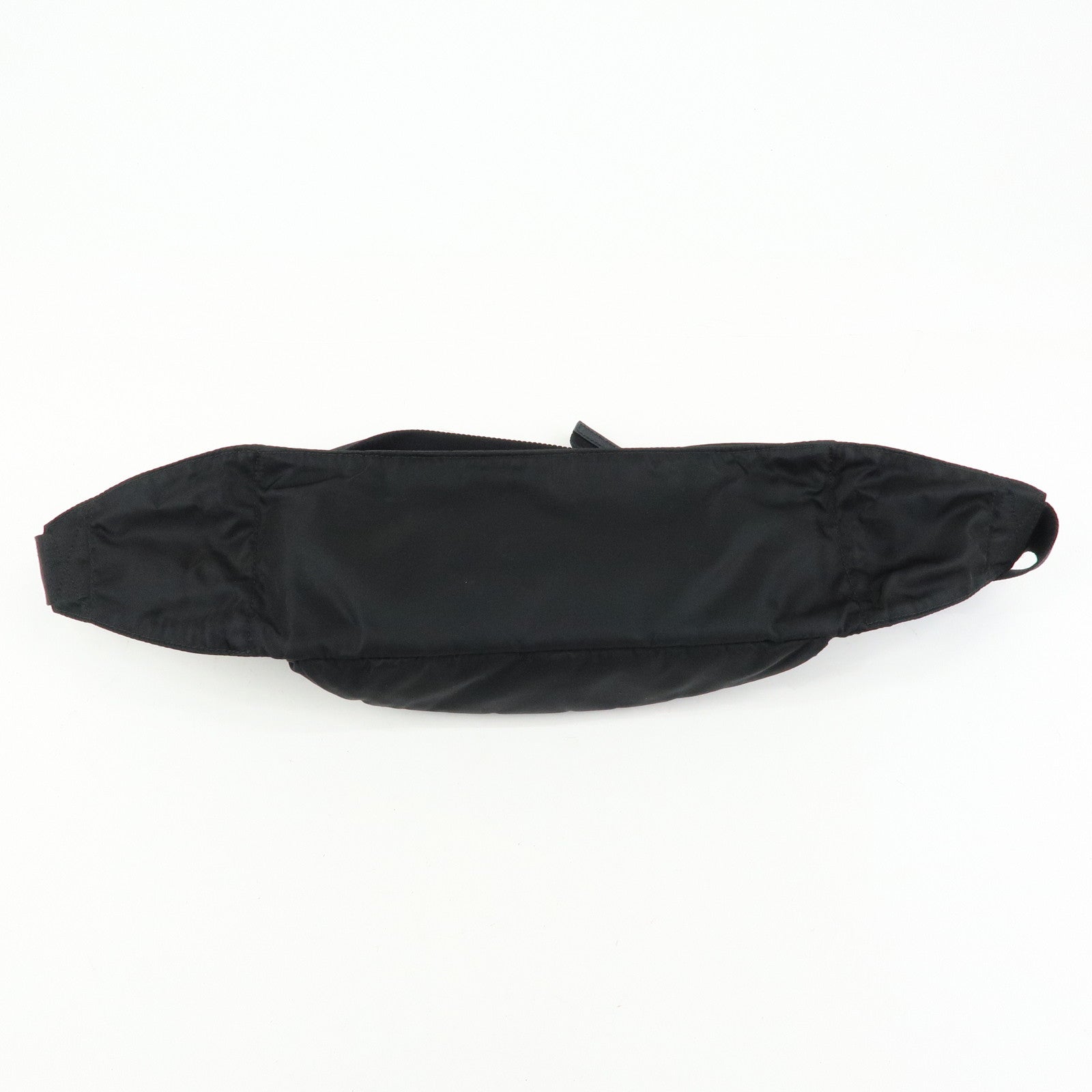 PRADA Triangle Logo Nylon Saffino Leather Waist Bag Body Bag 2VL132