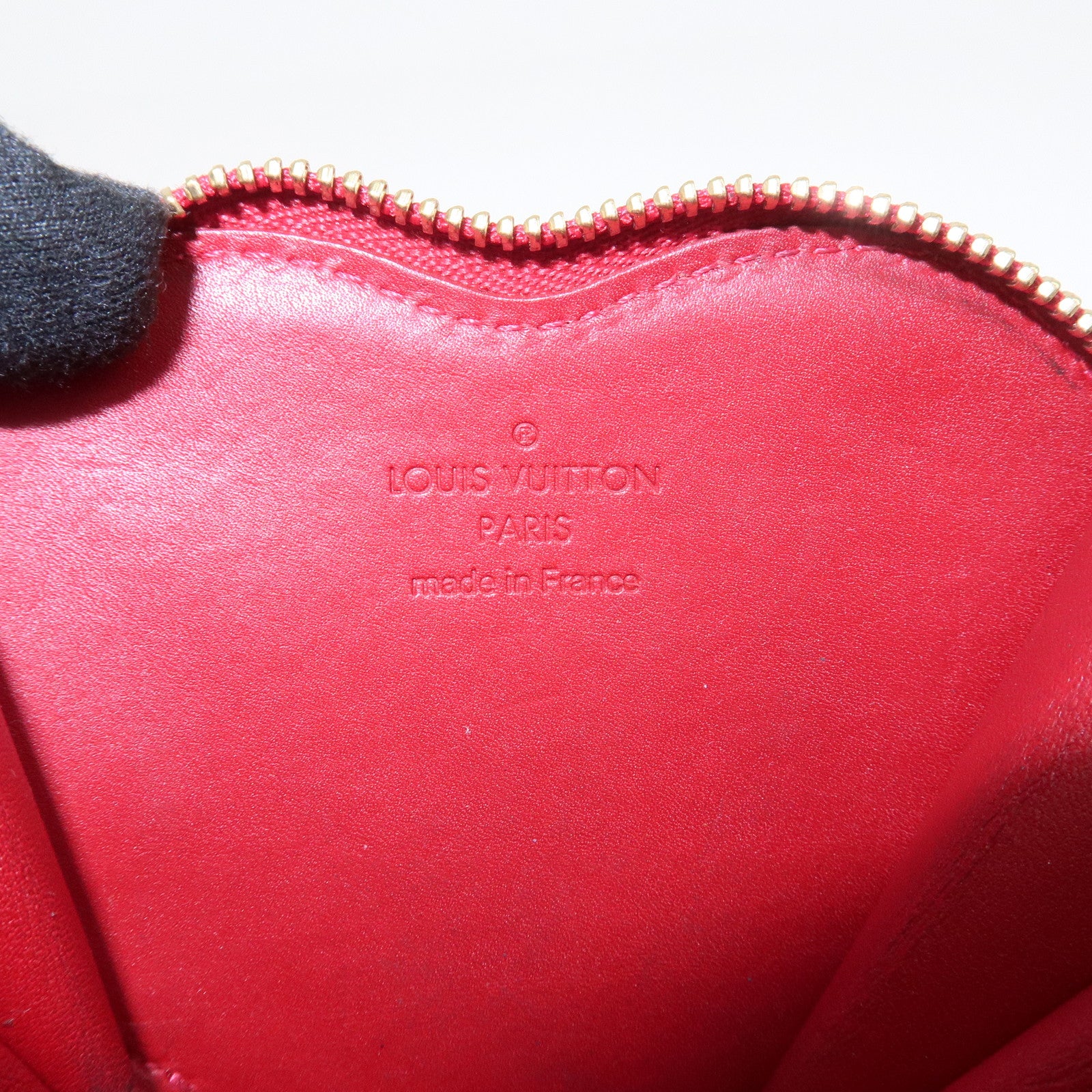 Louis Vuitton Monogram Vernis Porte Monnaie Coeur Coin Case M93562